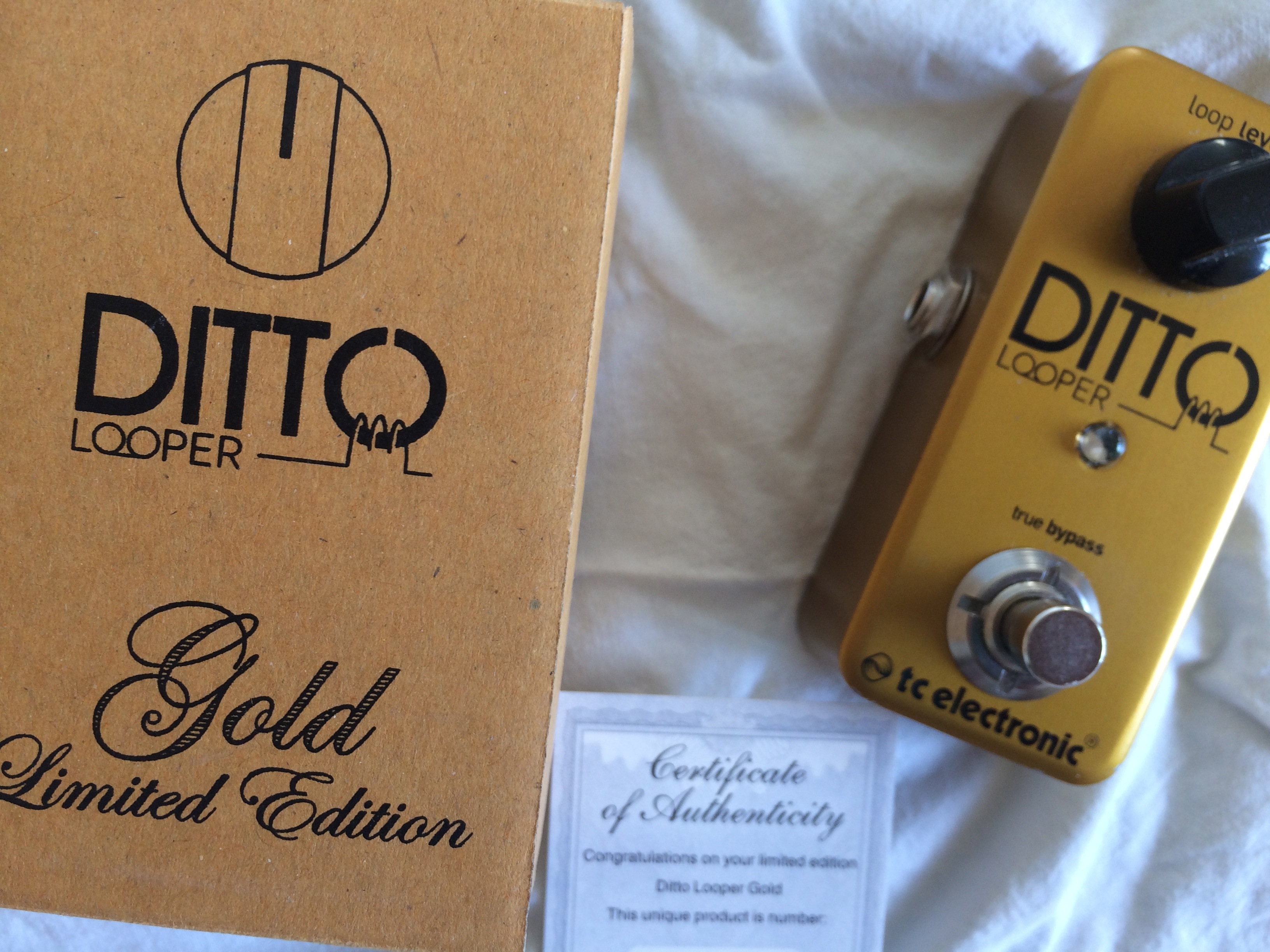 本物保証】-TC Electronic / Limited Edition Ditto Looper Gold ：イシバシ楽器 •17Shops -  dmmarket.fr