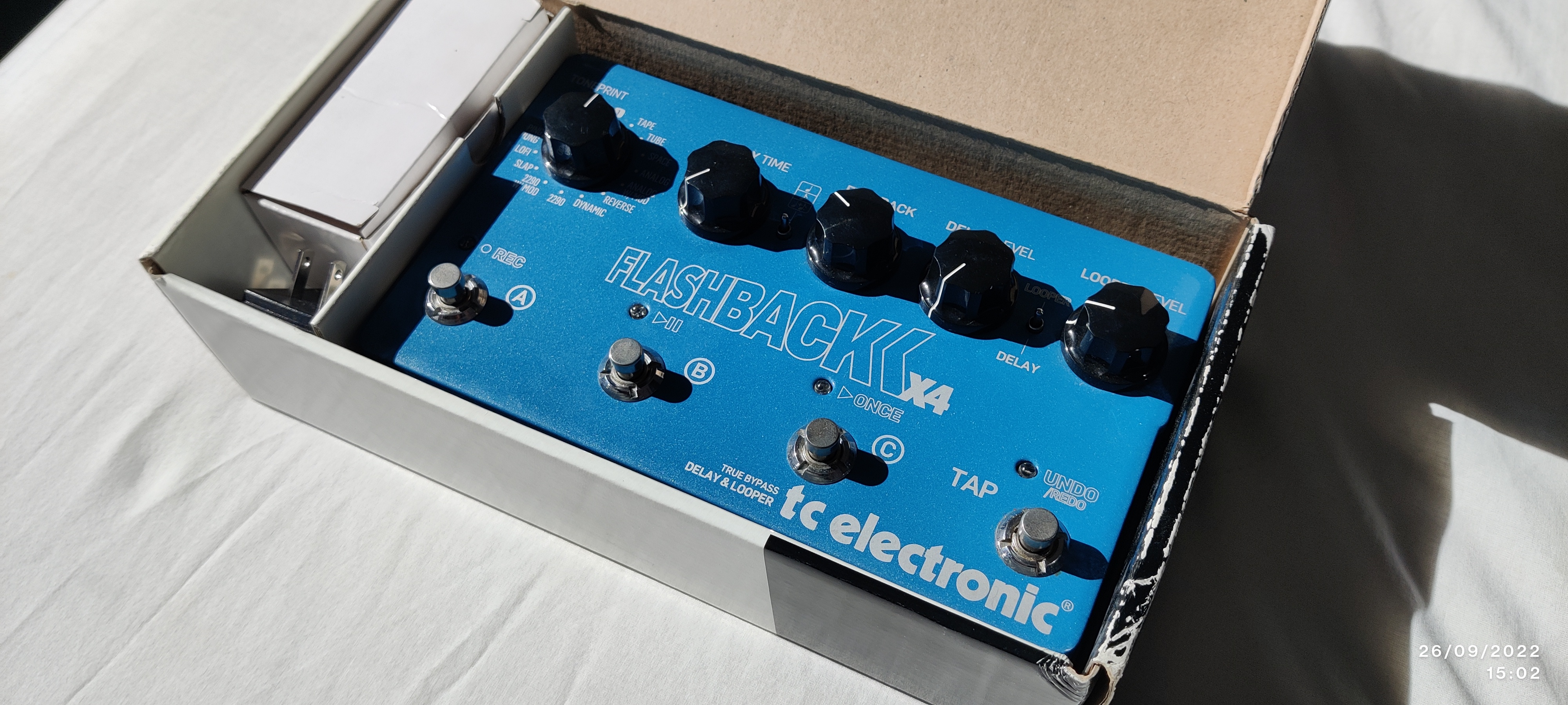 Flashback x4 TC Electronic Flashback x4 Audiofanzine