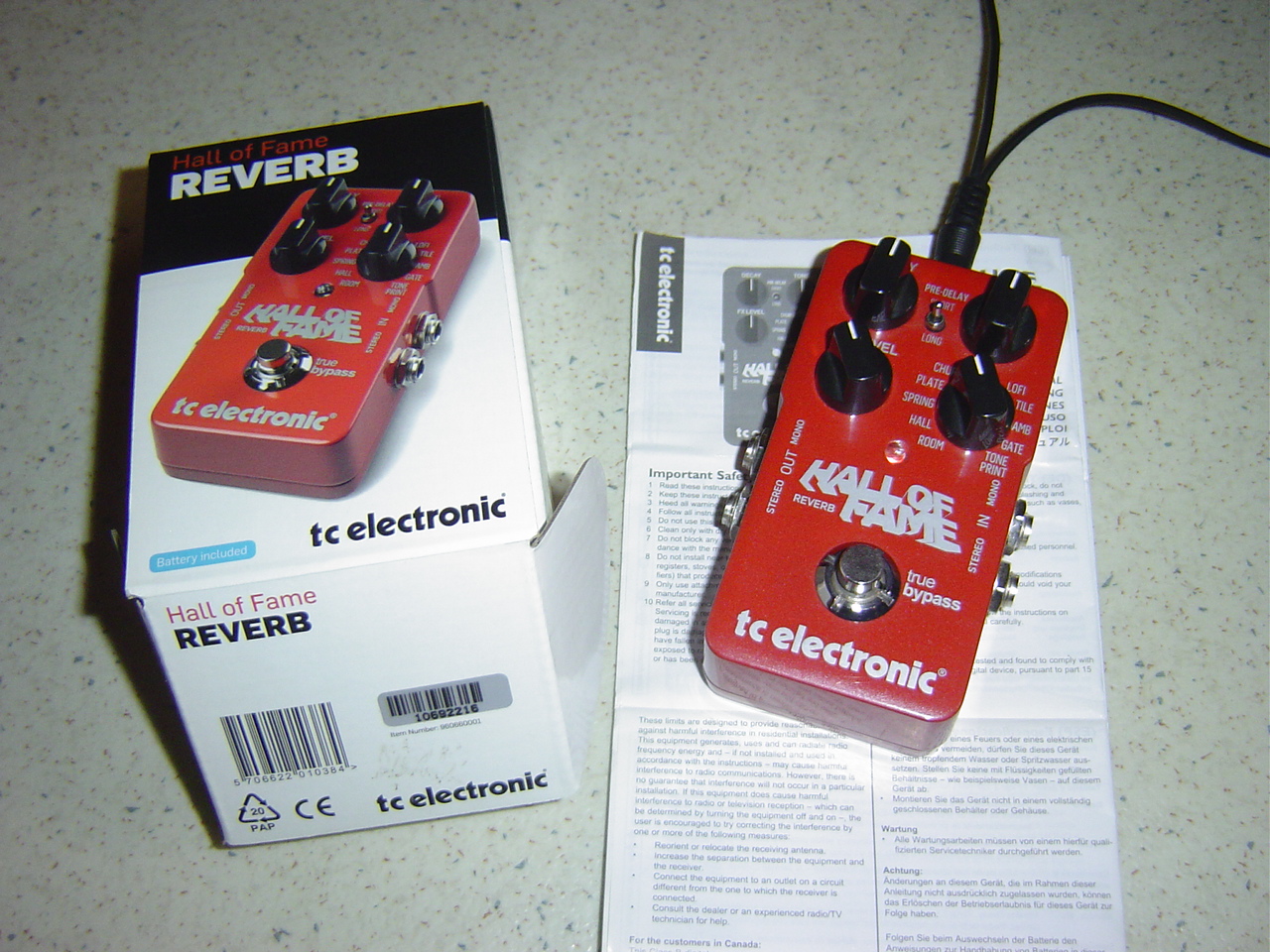 Photo TC Electronic Hall of Fame Reverb TC Electronic [TonePrint