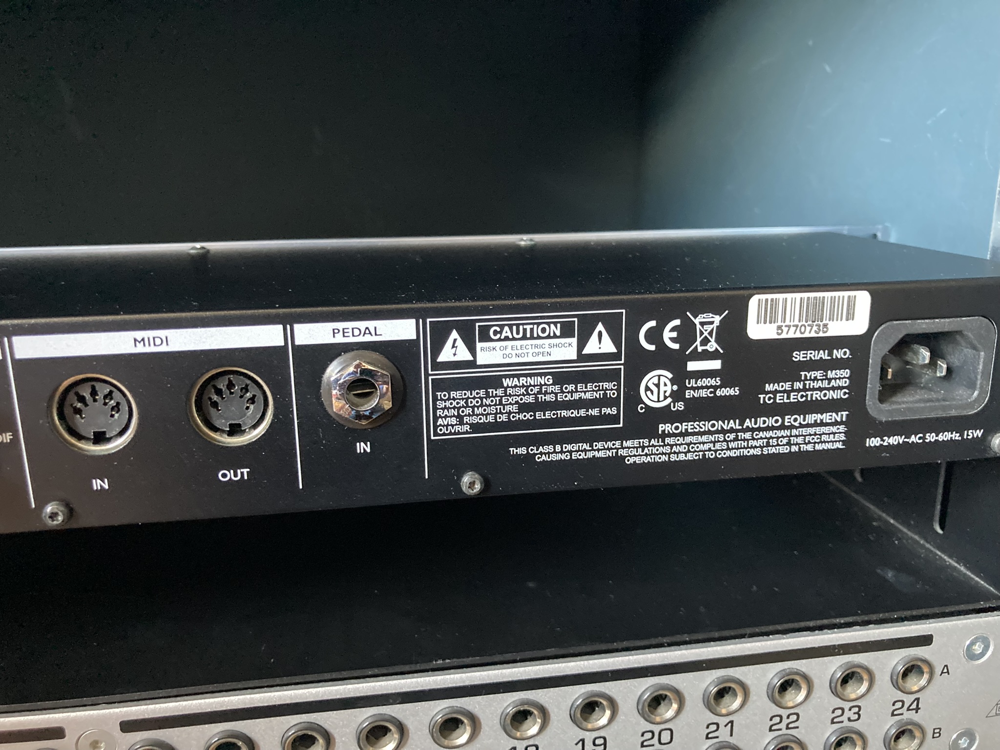 M350 TC Electronic M350 Audiofanzine