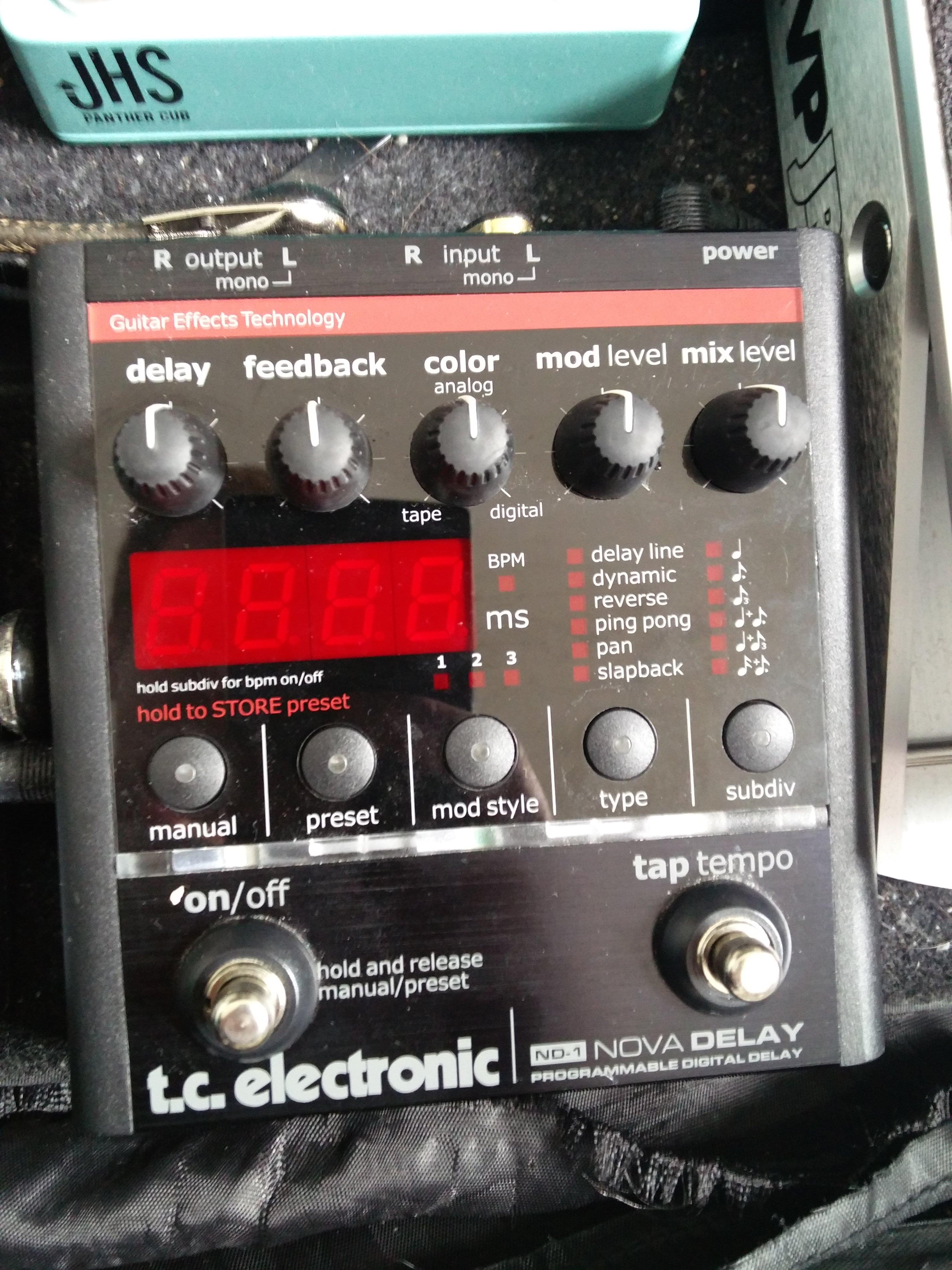 ND1 NOVA DELAY TC Electronic ND1 Nova Delay Audiofanzine