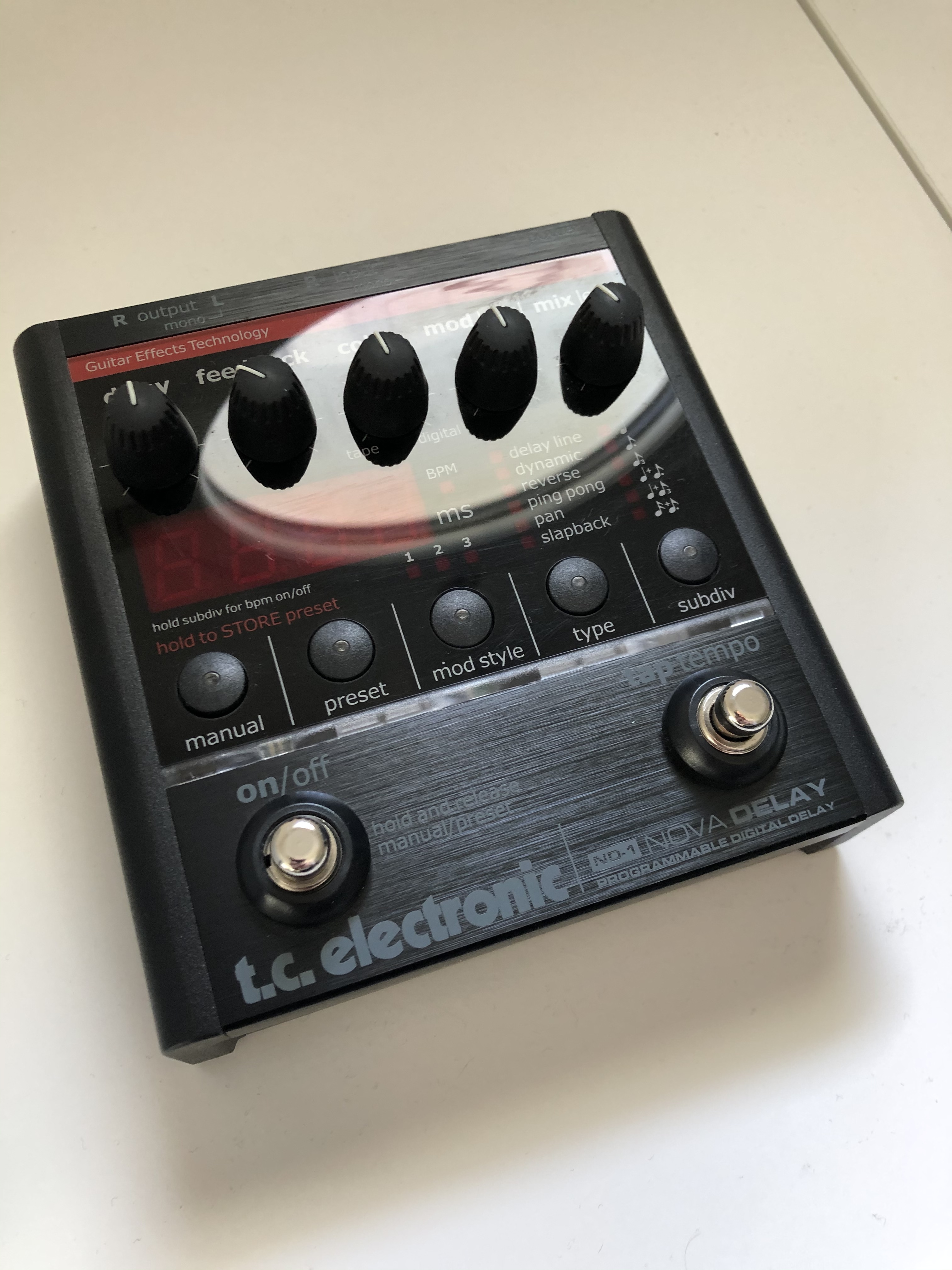 ND-1 Nova Delay - TC Electronic ND-1 Nova Delay - Audiofanzine