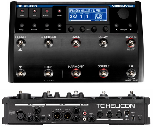 Вокальный процессор tc helicon voicelive 2 обзор