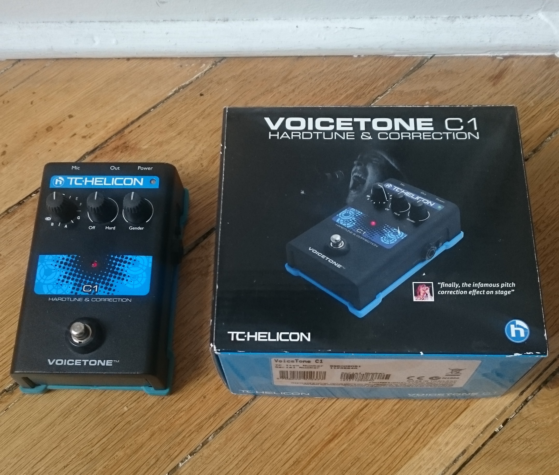 TC HELICON Voicetone C1 オートチューン TC Helicon VoiceTone C1 Hardtune and Correction Vocal Processor at