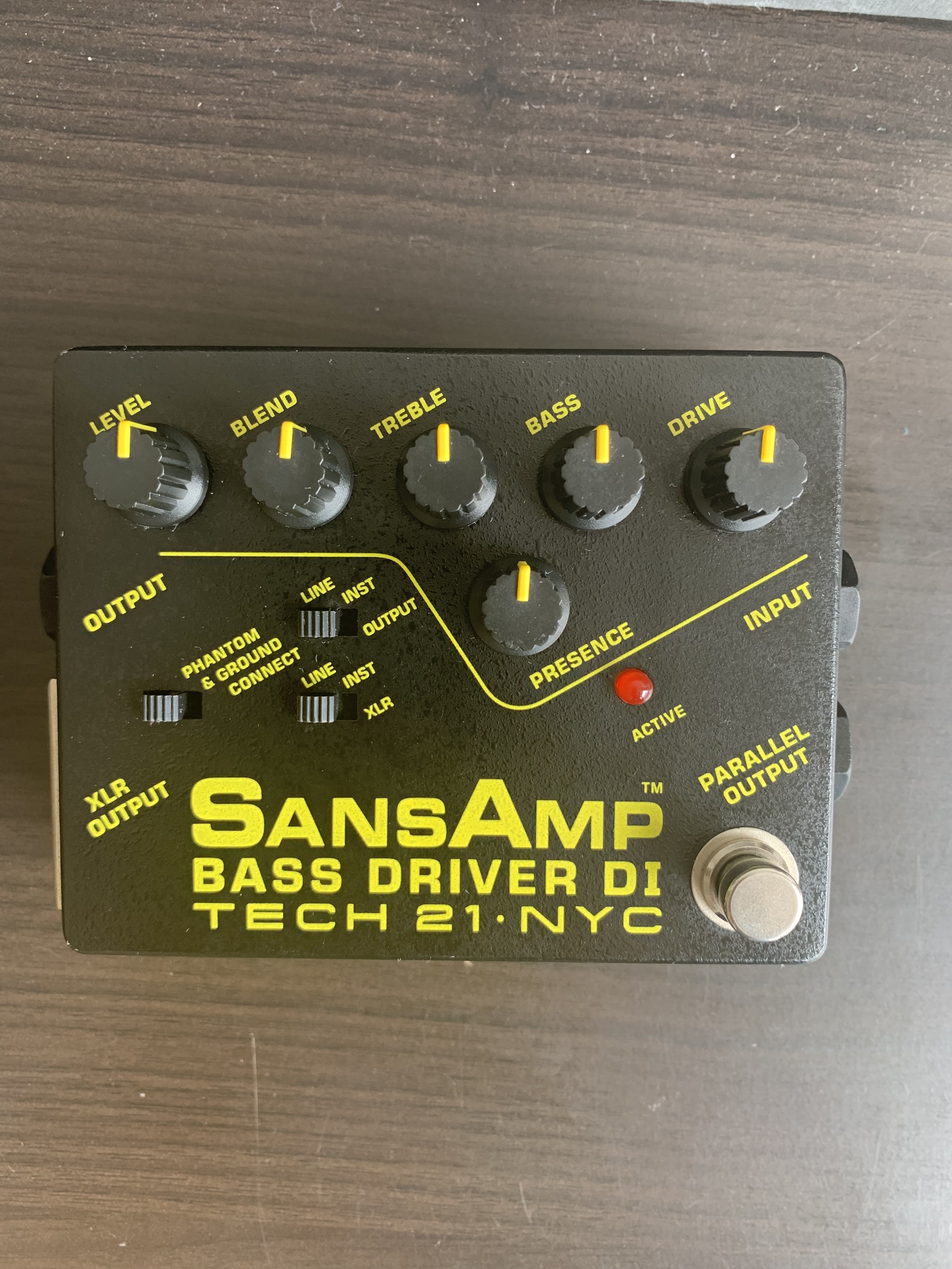 Sansamp bass driver di схема