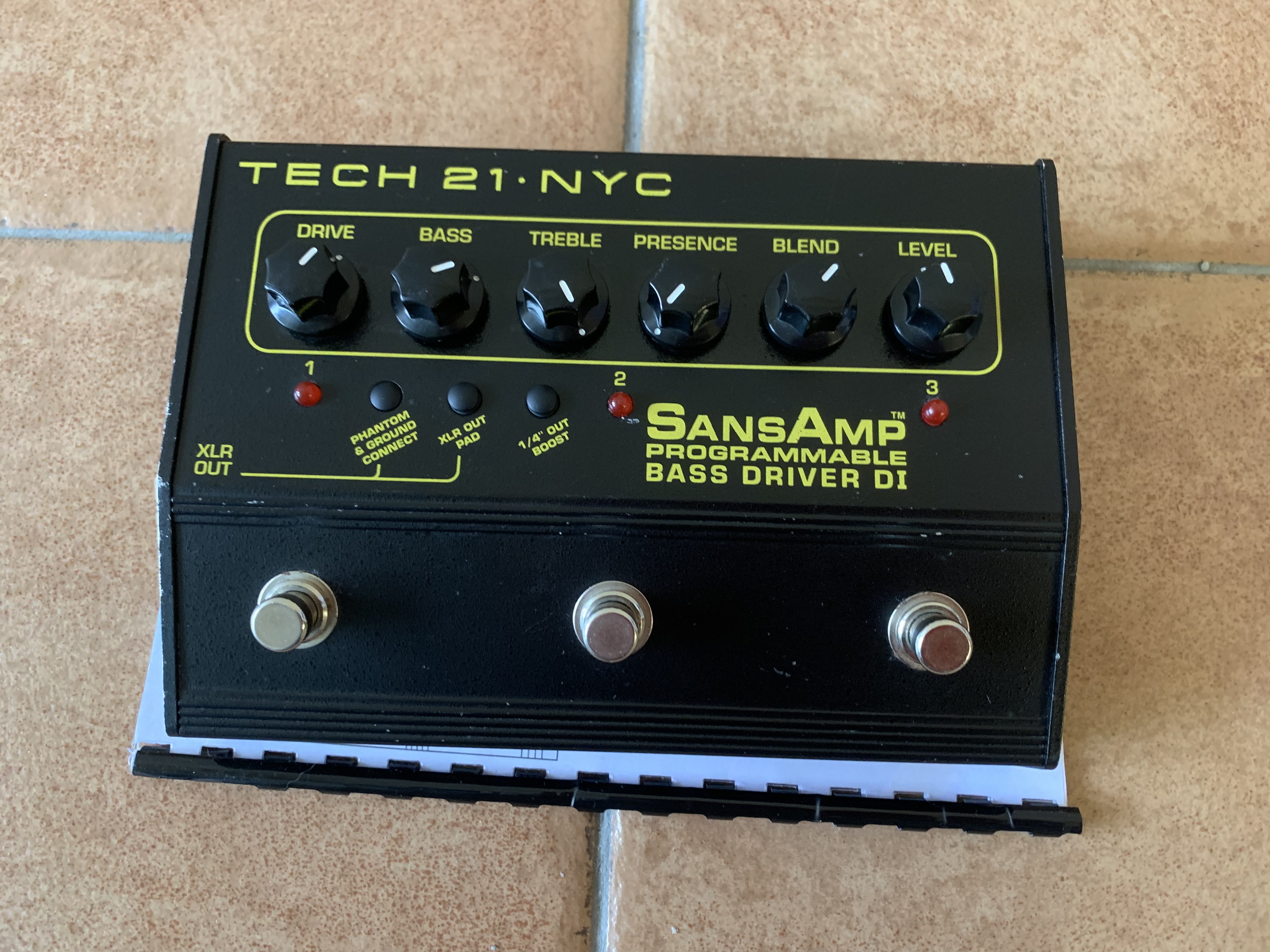 Vends SansAmp Bass Driver DI Programmable (Ile-de-France) - Audiofanzine