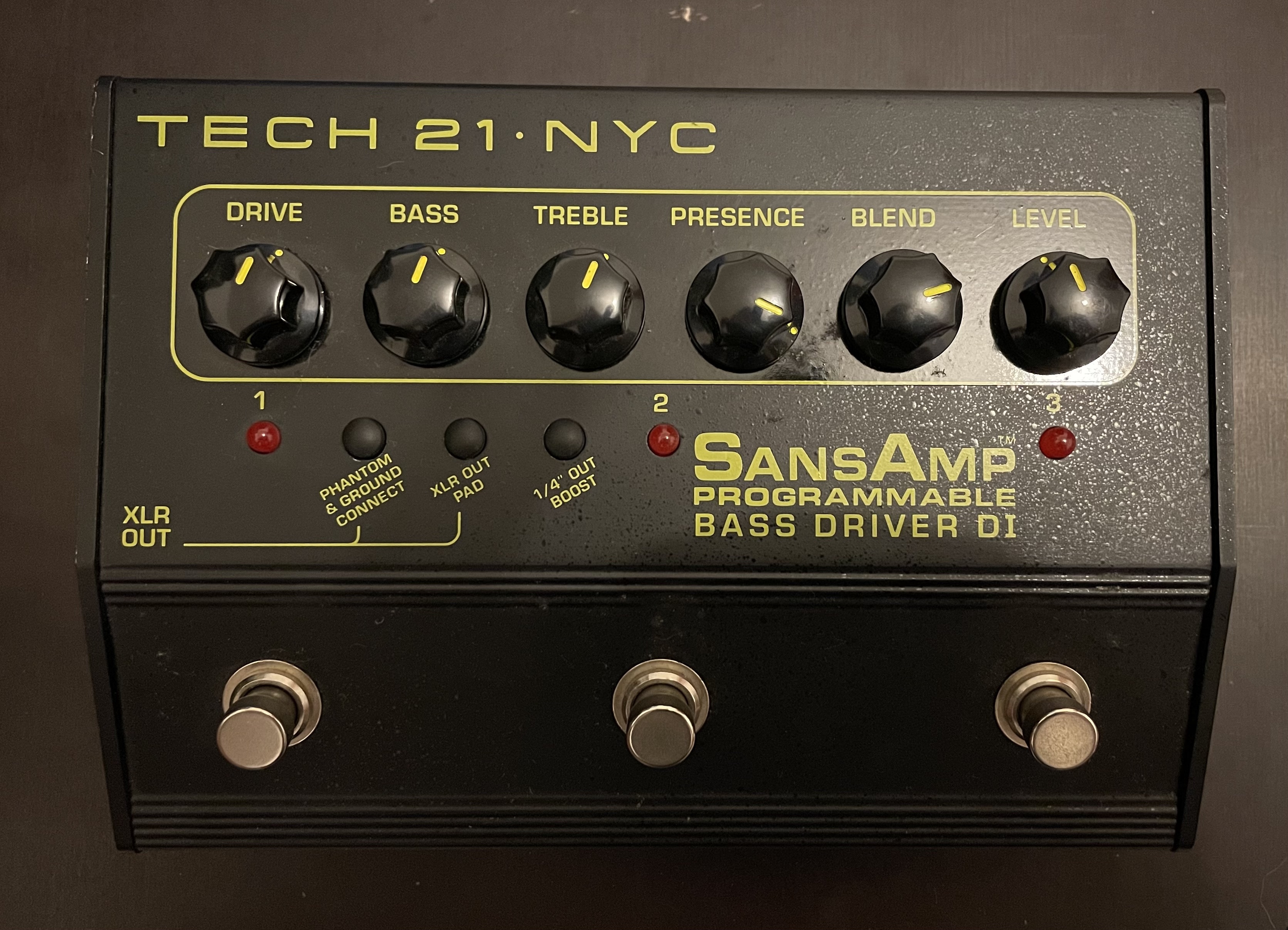 SansAmp Bass Driver DI Programmable Tech 21 - Audiofanzine