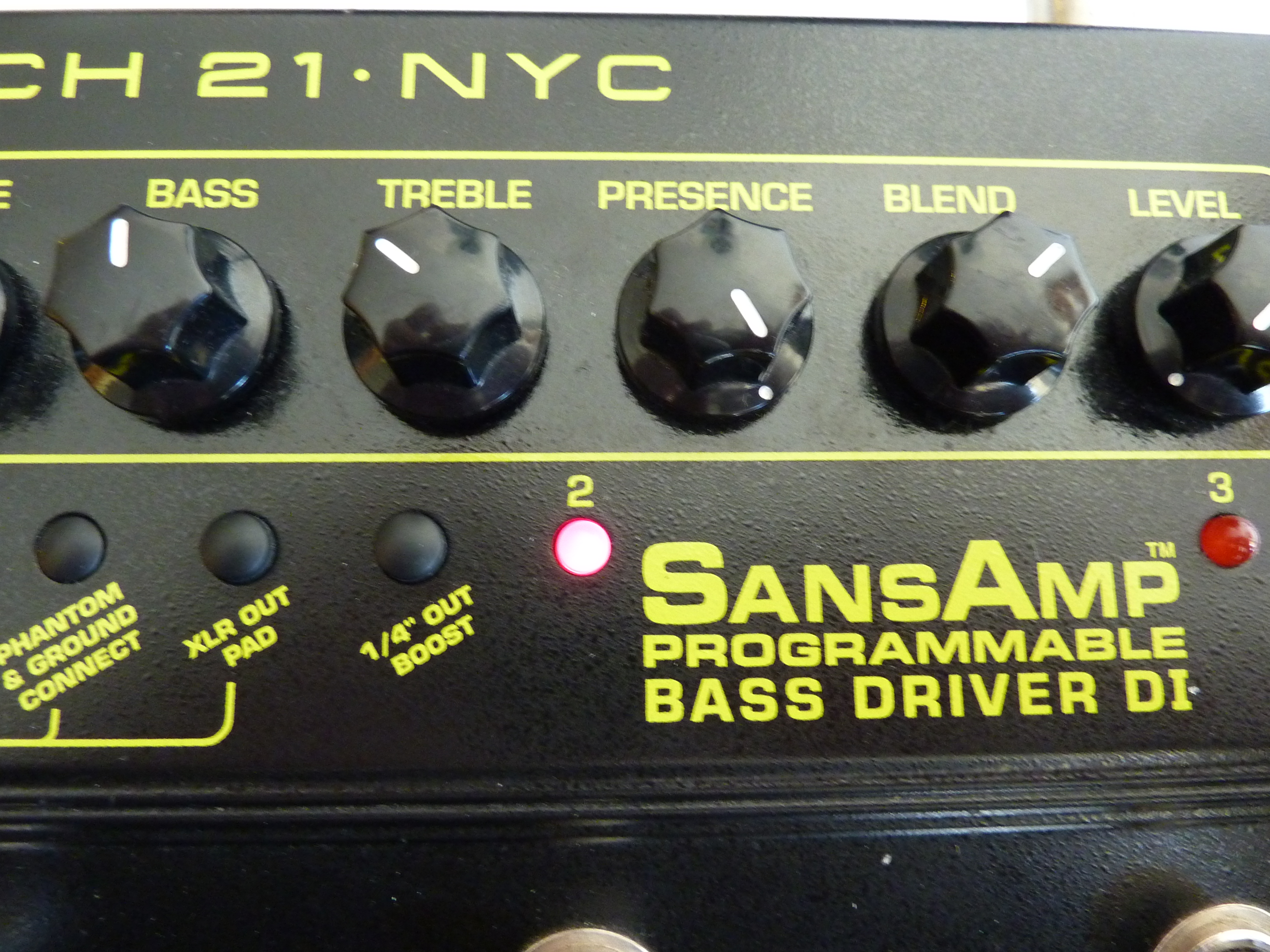 Photo Tech 21 SansAmp Bass Driver DI Programmable : Tech 21 SansAmp