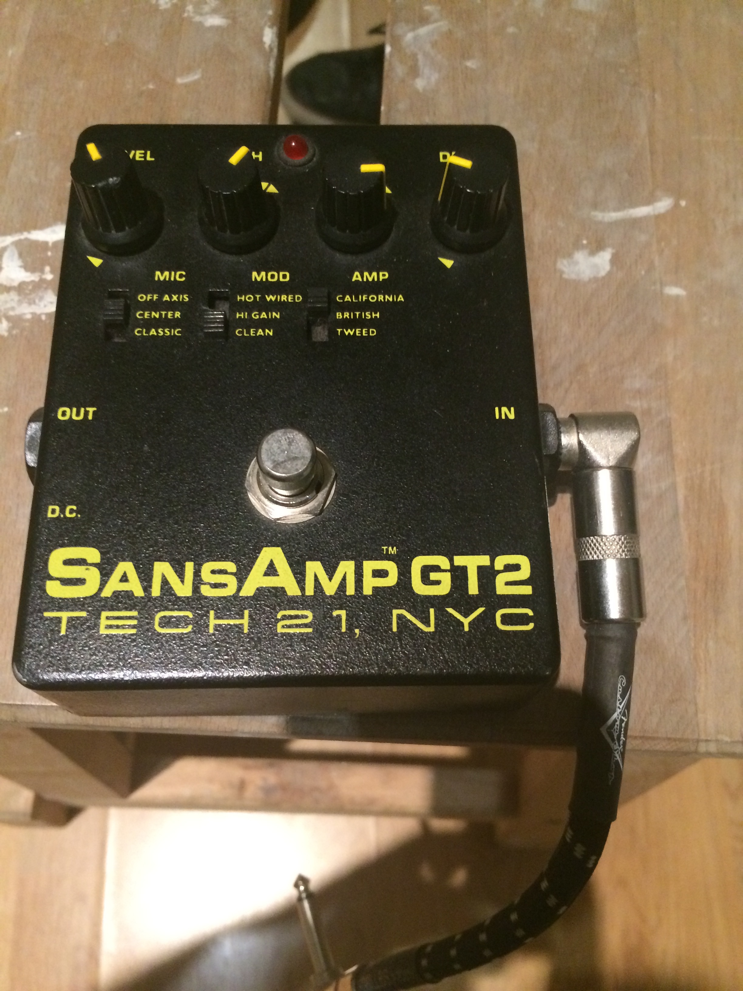 Preamp guitare Sansamp GT2 Tech 21 très bon état (Ile-de-France) - Audiofanzine