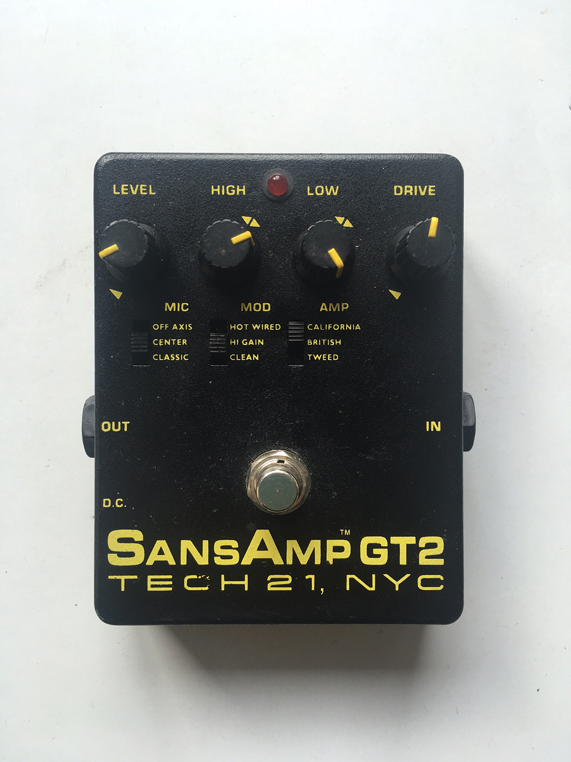 SansAmp GT2 - Tech 21 SansAmp GT2 - Audiofanzine