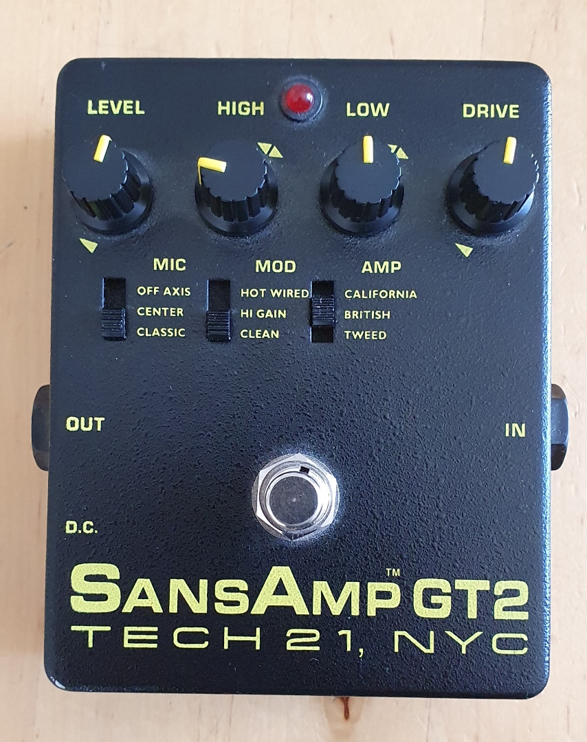 Tech 21 SA1 SansAmp Classic Tube Amp Emulator Guitar Effects
