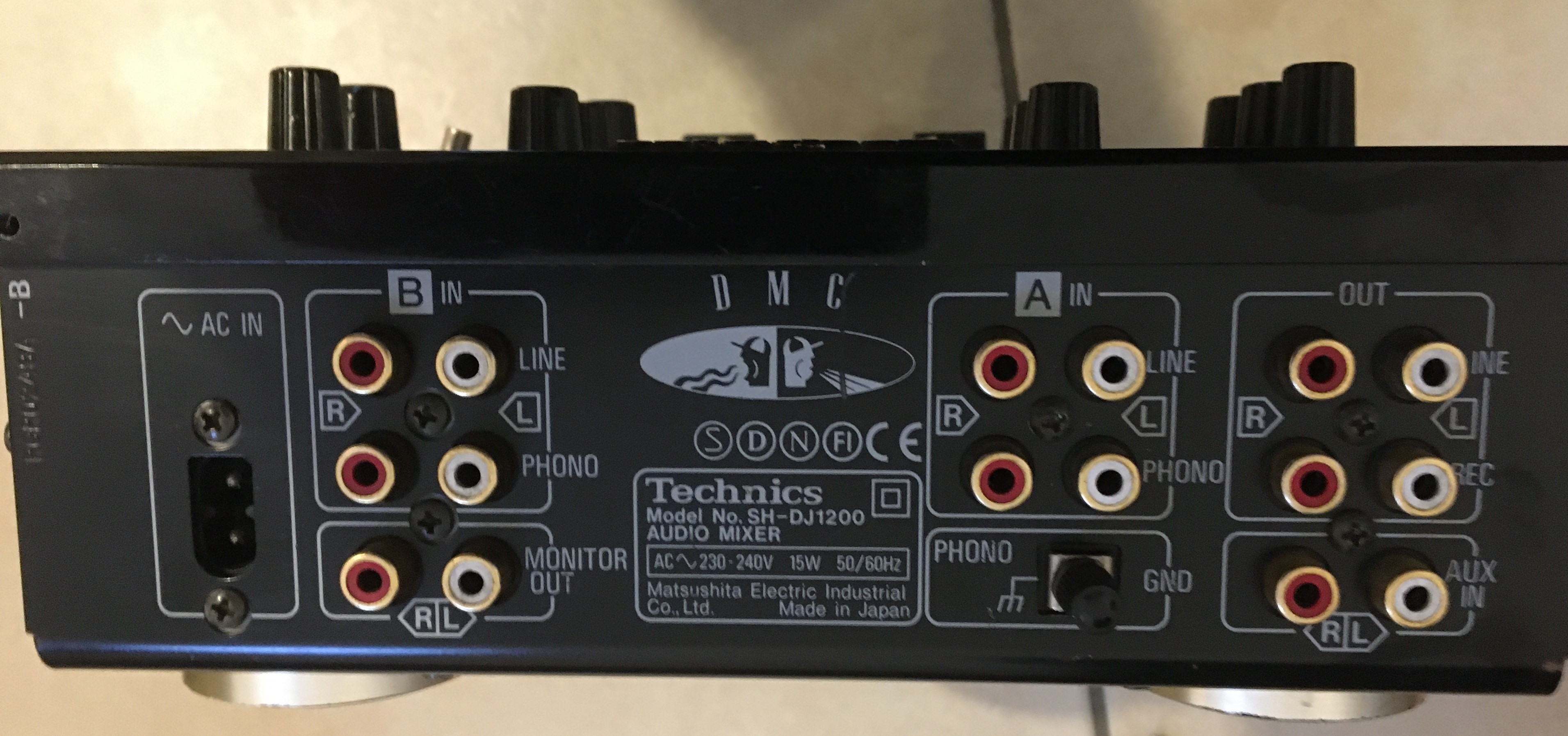 Technics SH-DJ1200 ミキサー - DJ機器