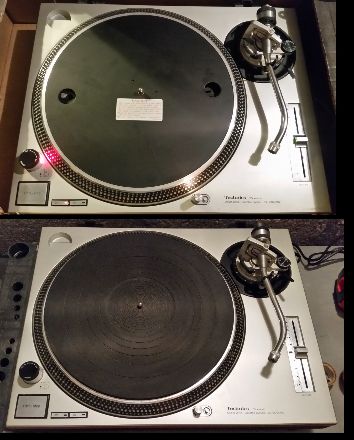 Photo Technics SL1200 MK2 TECHNICS MK2 PAIRE (1656117) Audiofanzine