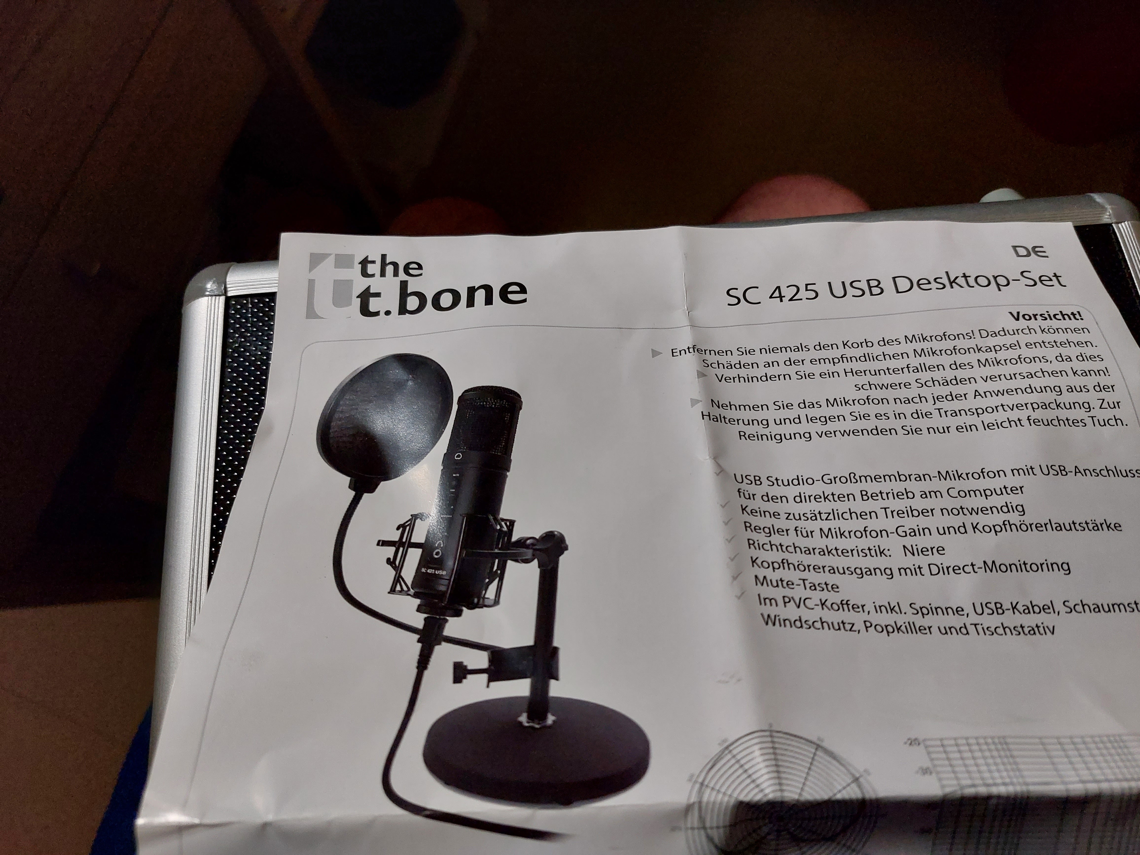 SC 420 Desktop-Set - The T.bone 420 USB - Audiofanzine