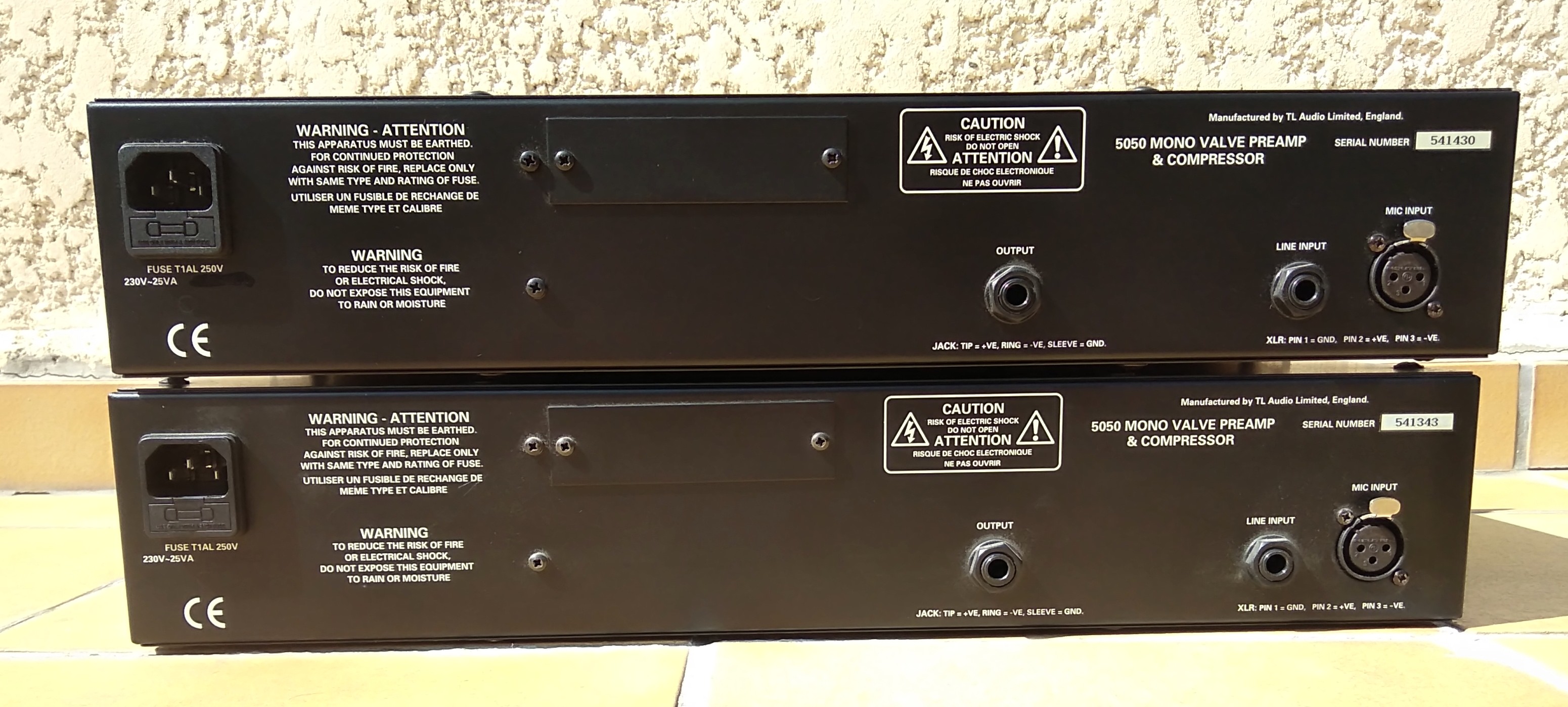 TL Audio 5050 Mono Tube Preamp & Compressor Audiofanzine