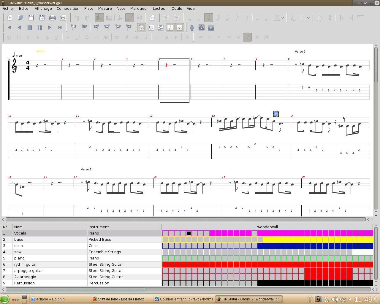 tux guitar midi