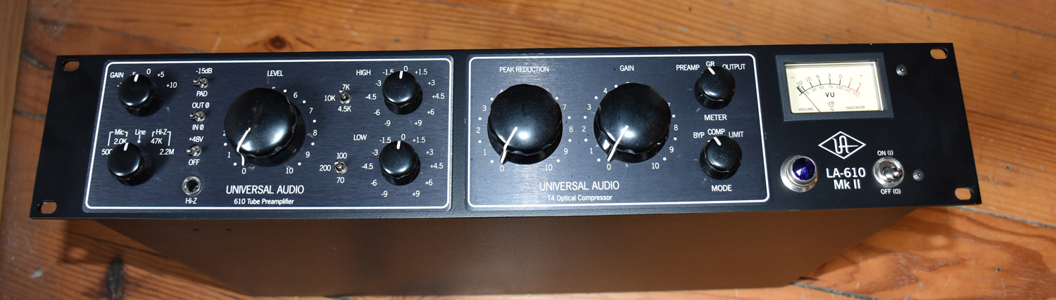 Universal Audio LA-610 mkII 輸入