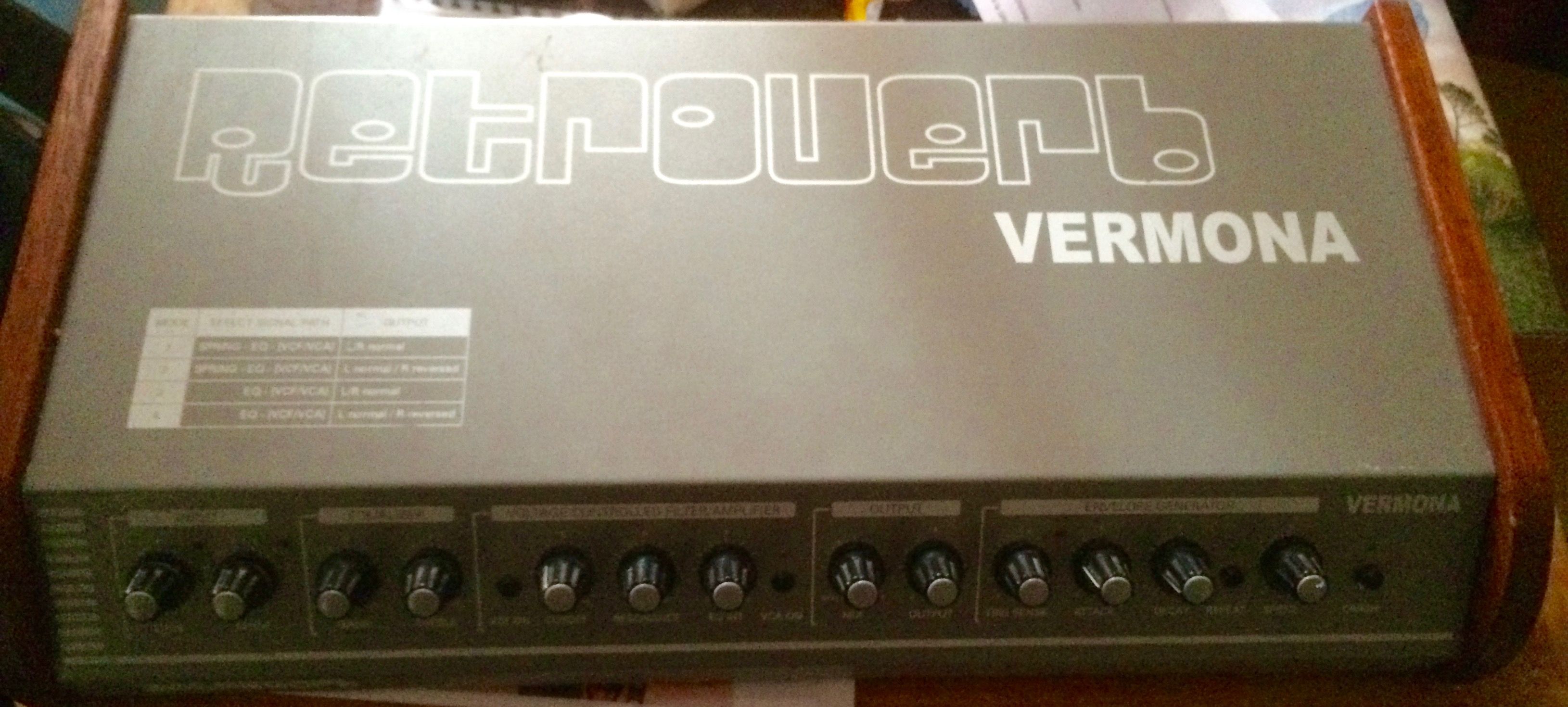 RETROVERB Vermona RETROVERB Audiofanzine