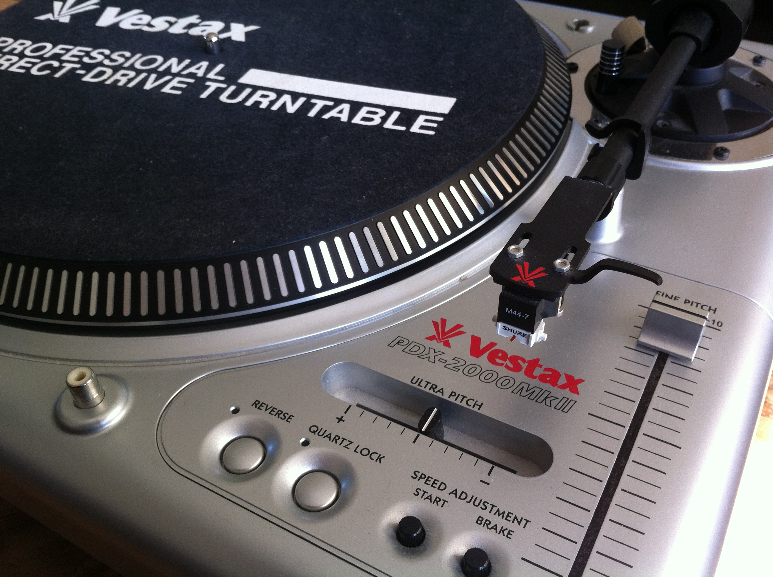 Vestax DJターンテーブル PDX-2000 アース線付き② 【81%OFF!】 - DJ機材