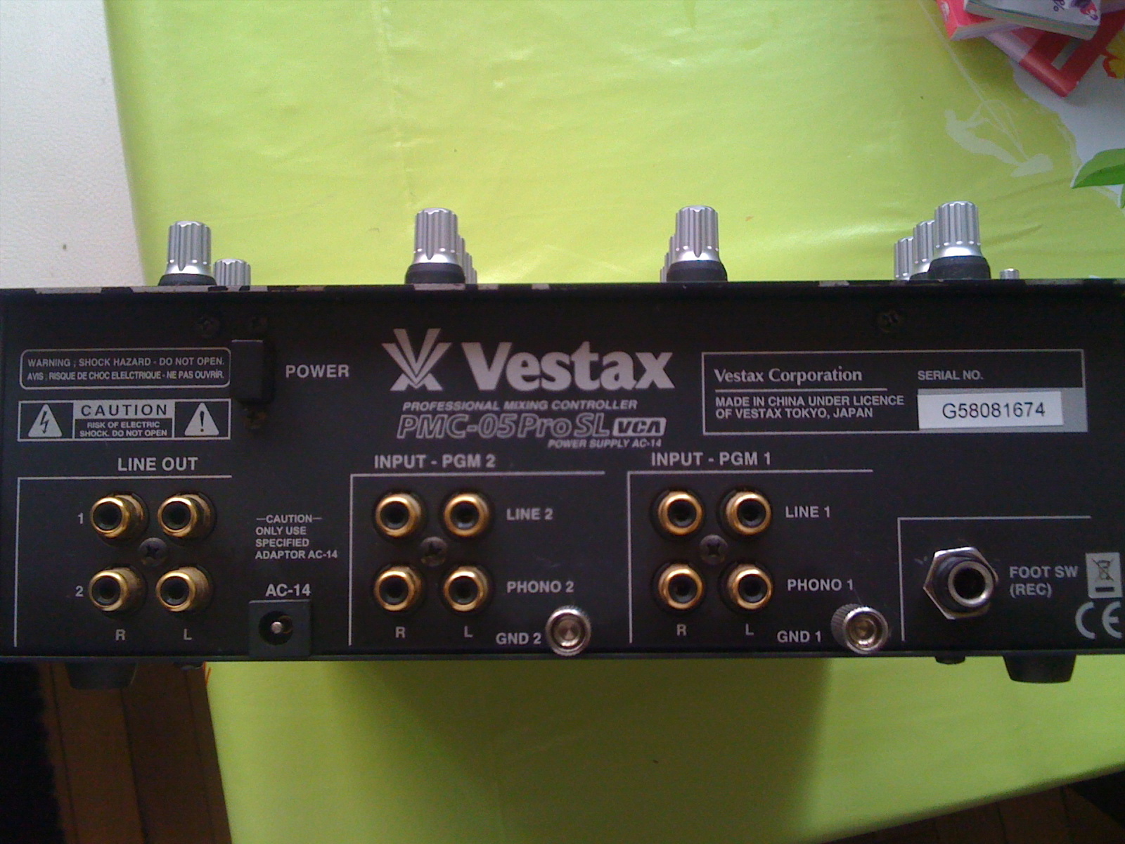 VESTAX PMC-05ProSL VCA フェーダーメンテ カットラグ 新作 - www