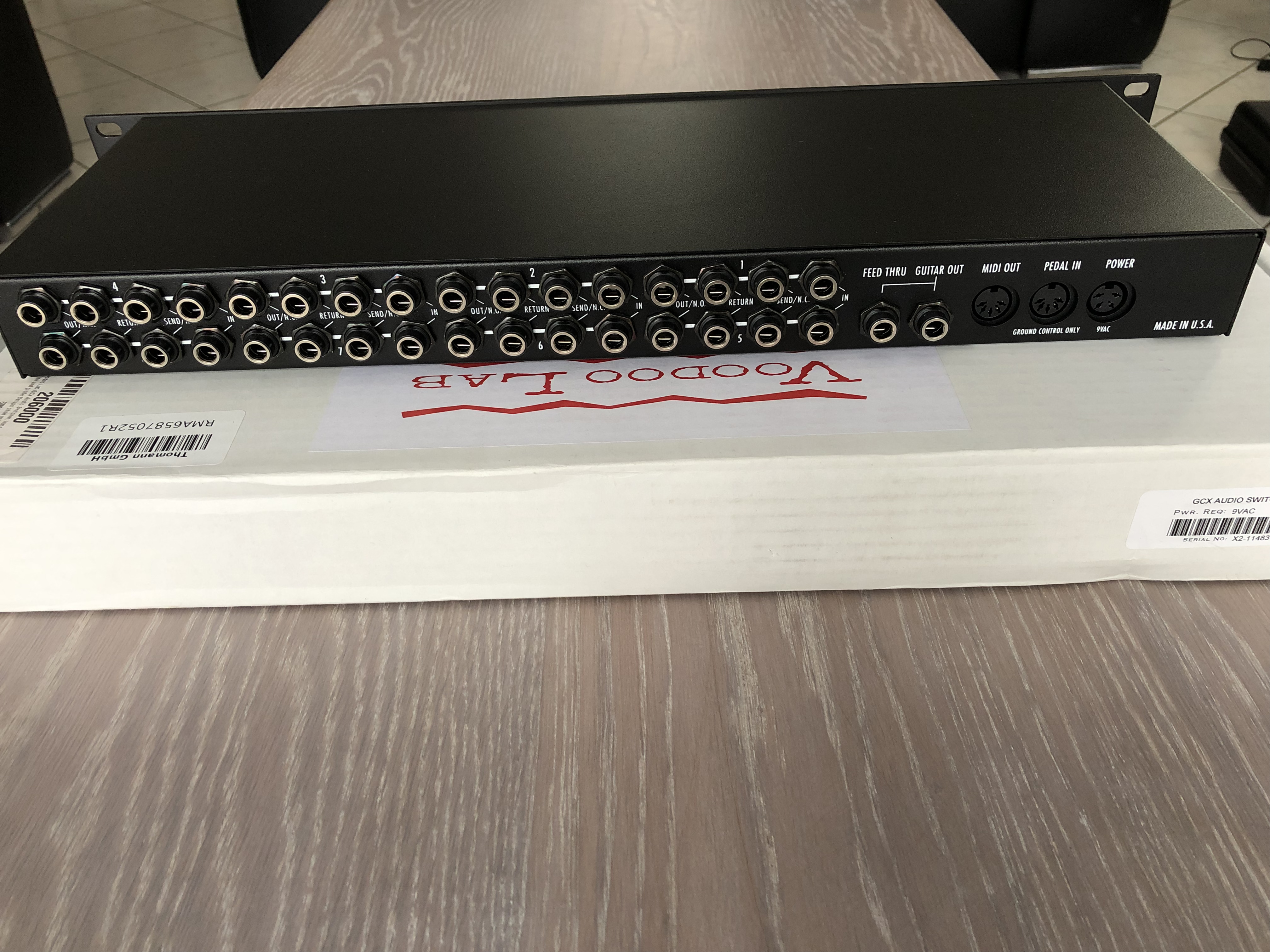 GCX Audio Switcher - Voodoo Lab GCX Audio Switcher