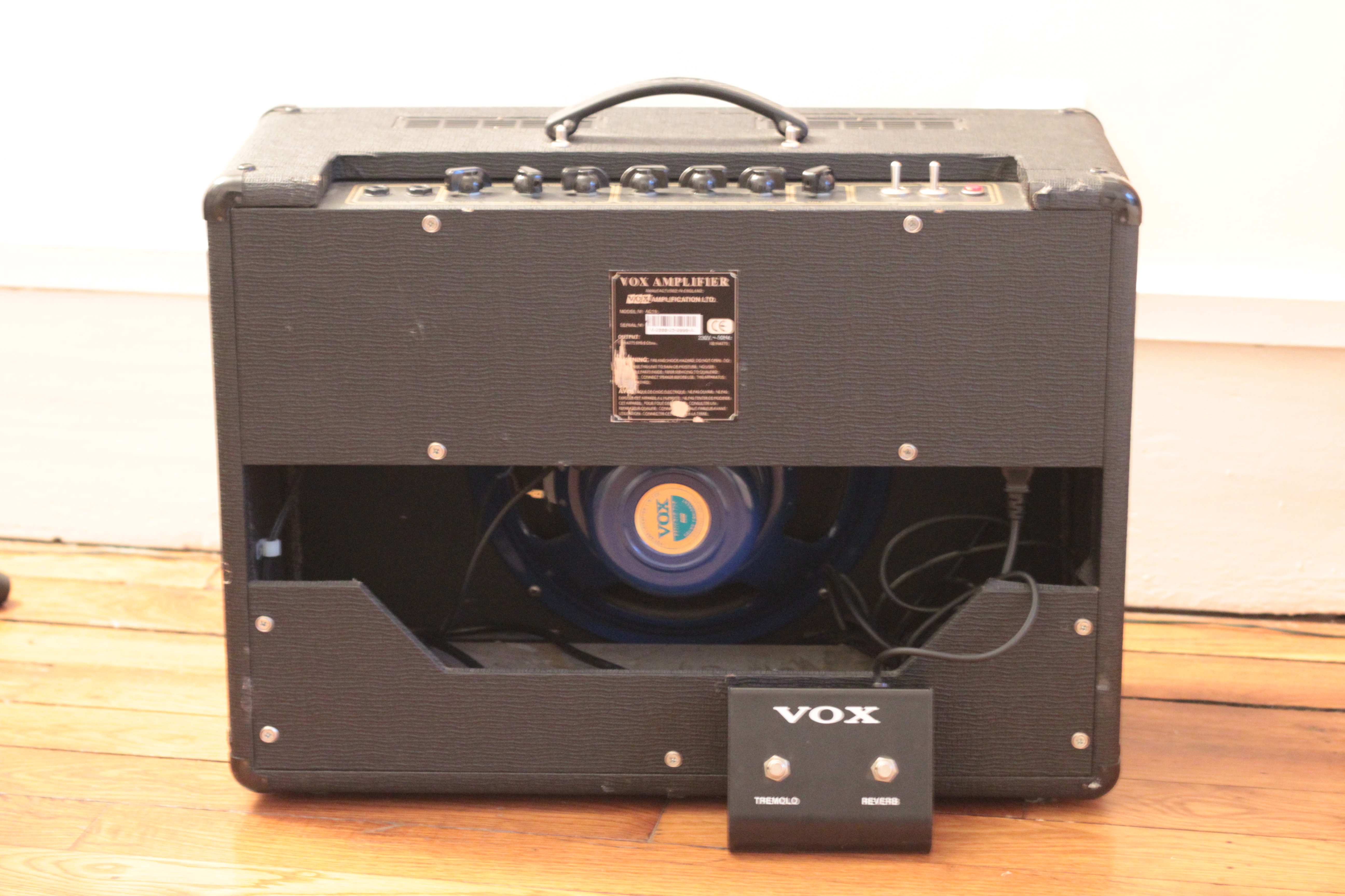 Vox ac15 схема