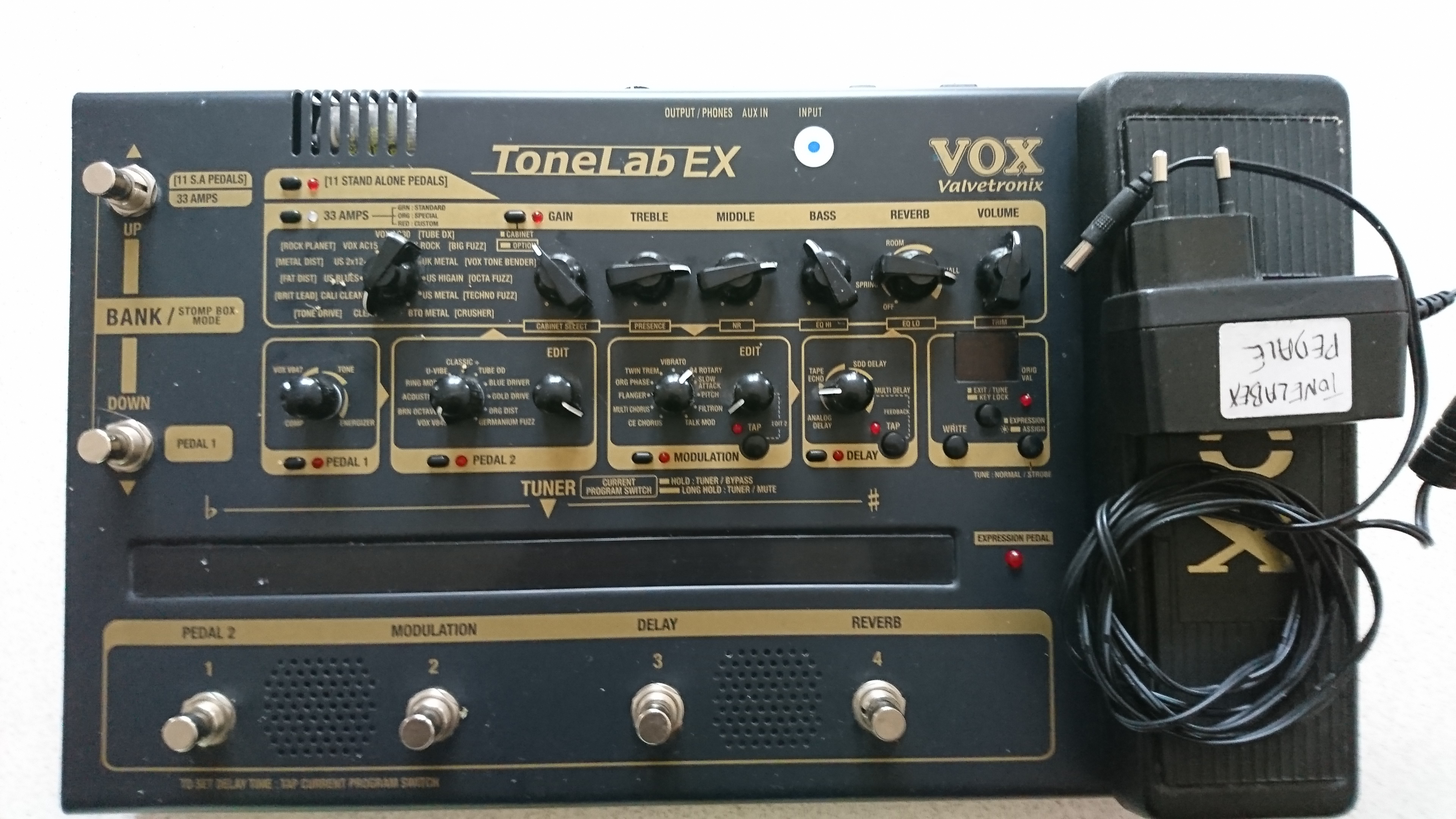 vds pedalier multi effets vox tonelab ex - Vend Vox Tonelab EX