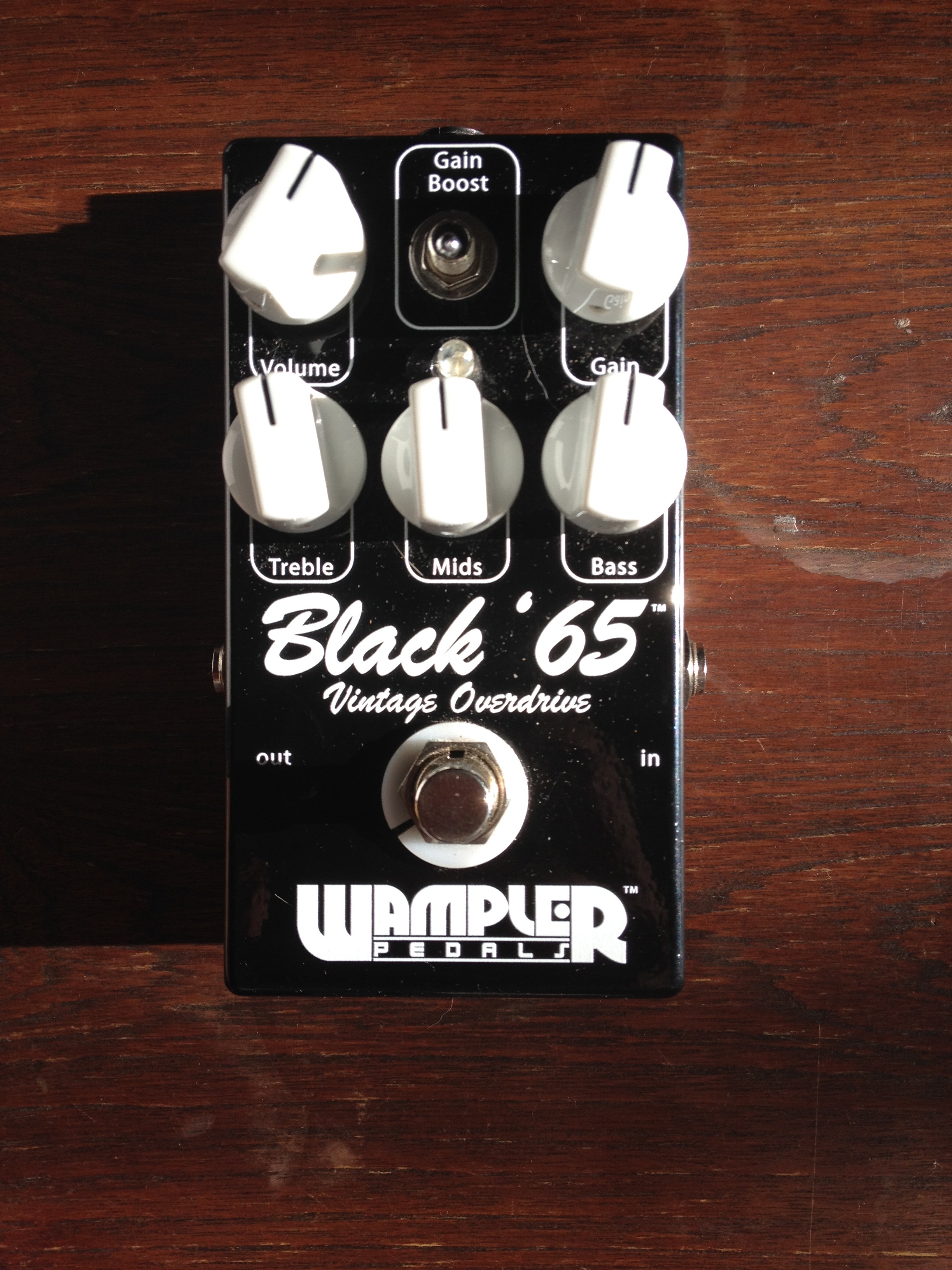 Photo Wampler Pedals Black '65 Vintage Overdrive : Wampler Pedals Black