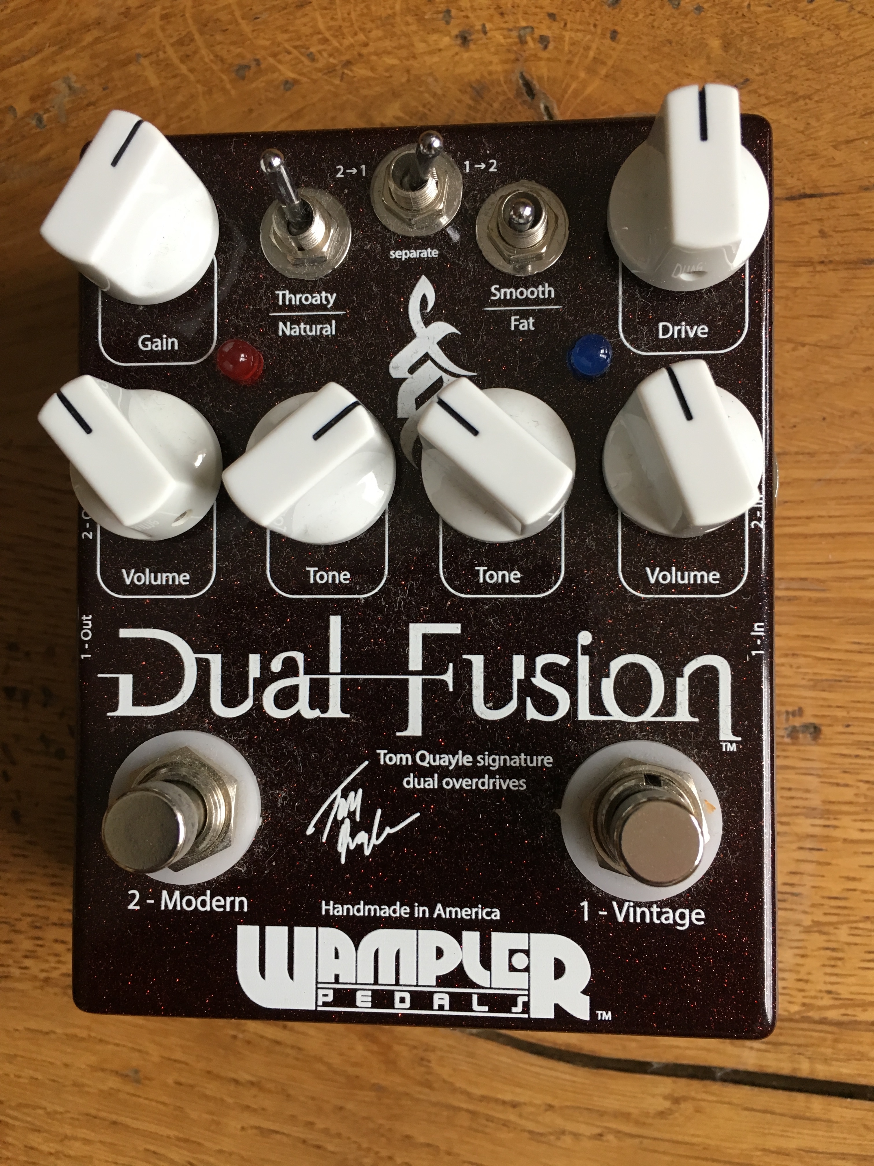 DUAL FUSION - Wampler Pedals Dual Fusion - Audiofanzine