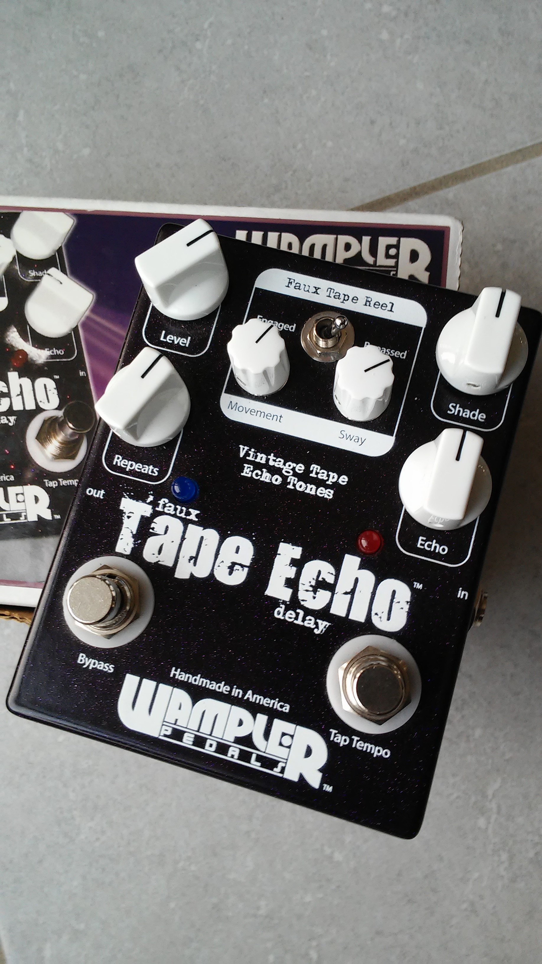 Photo Wampler Pedals Faux Tape Echo Tap Tempo Wampler Pedals Faux