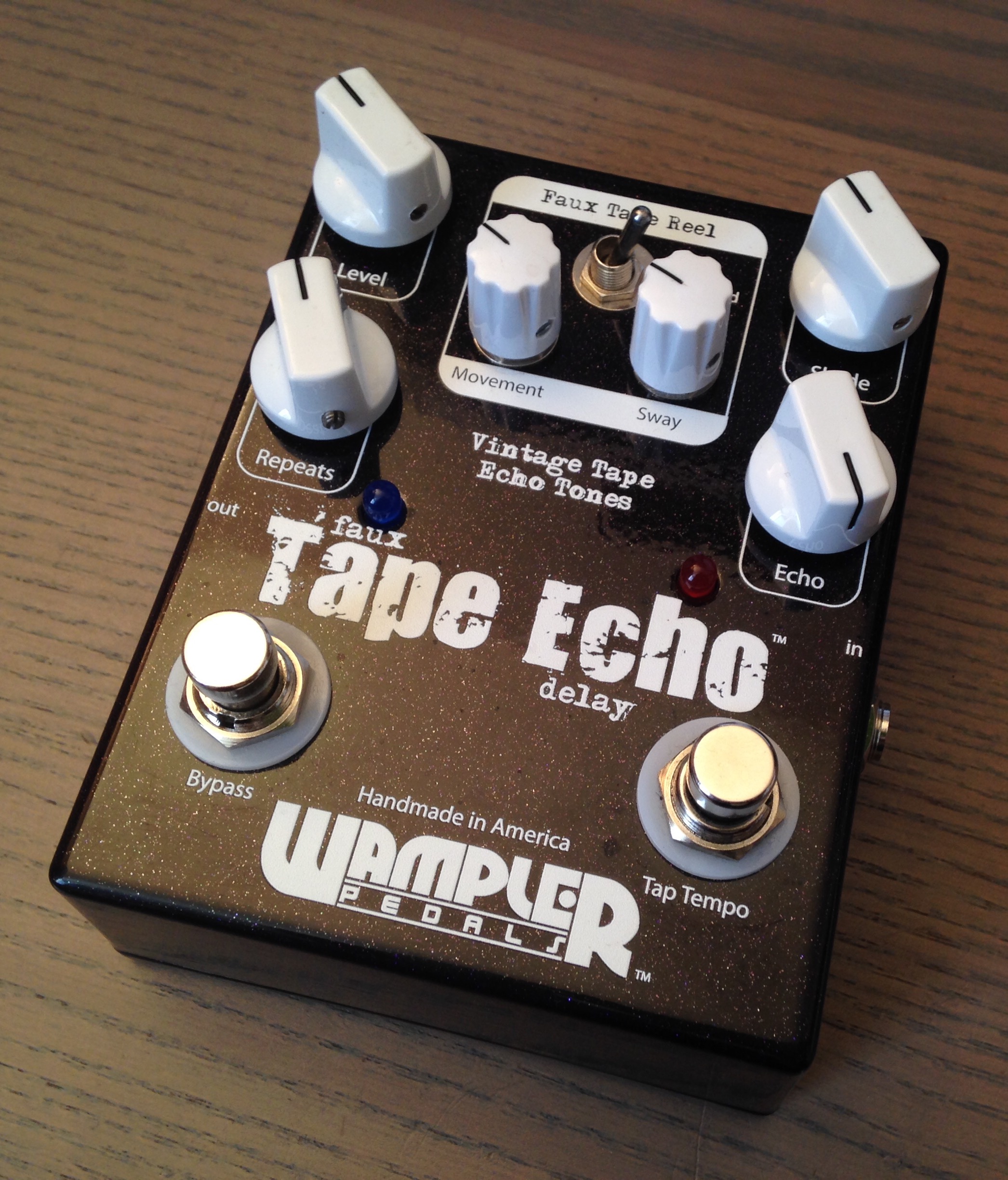 Photo Wampler Pedals Faux Tape Echo Tap Tempo FullSizeRender (4