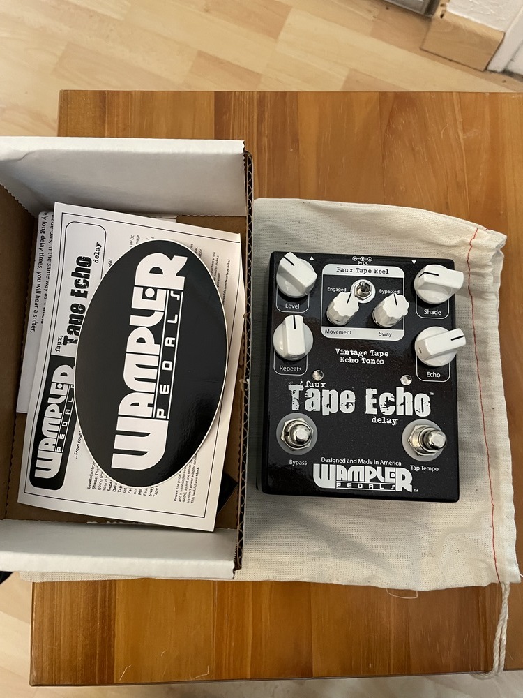 Faux Tape Echo Tap Tempo Wampler Pedals Audiofanzine