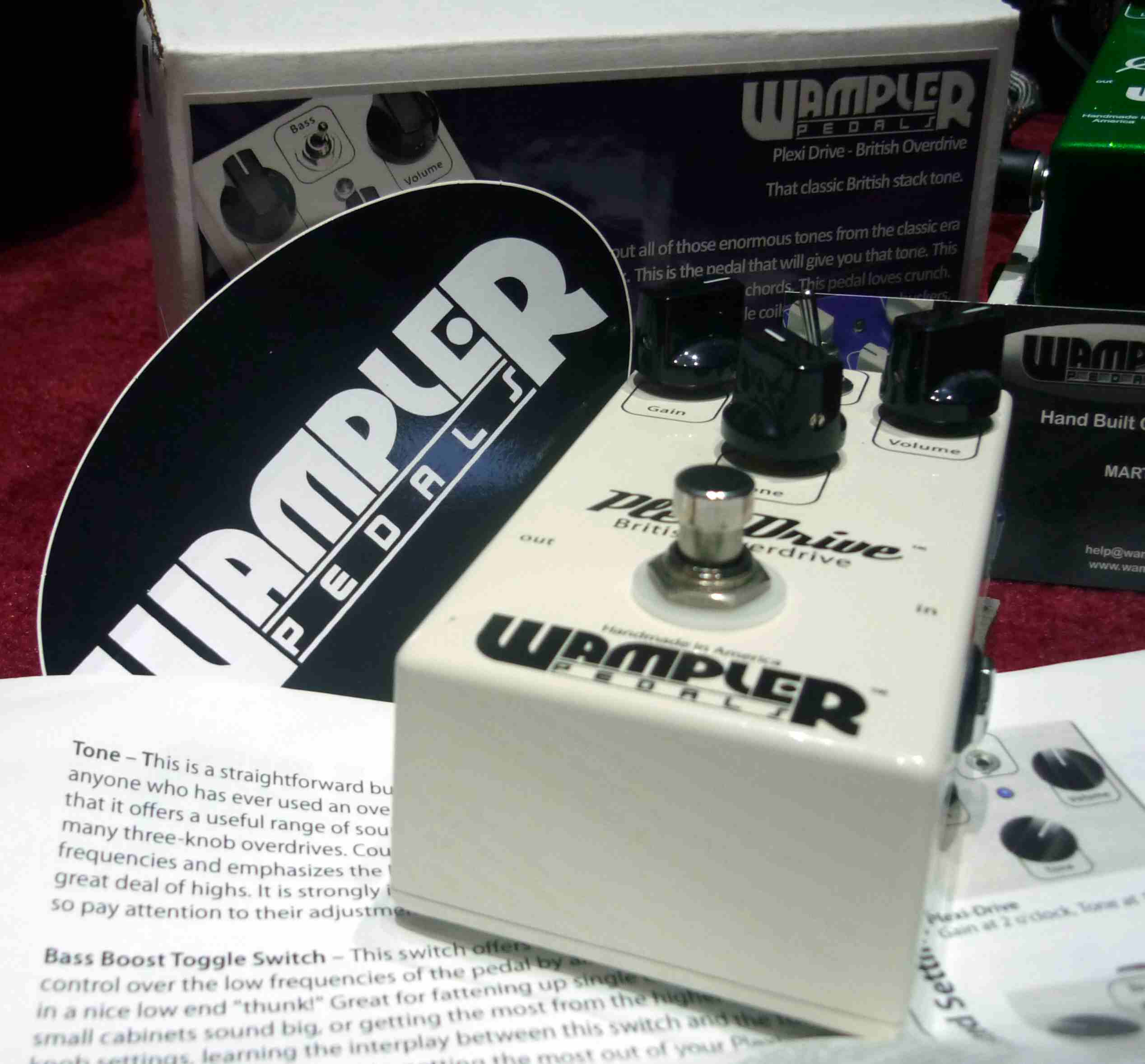 Plexi-Drive British Overdrive Wampler Pedals - Audiofanzine