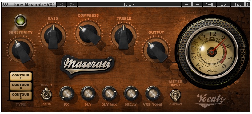 MASERATI VX1 VOCAL ENHANCER - Waves Maserati VX1 Vocal Enhancer
