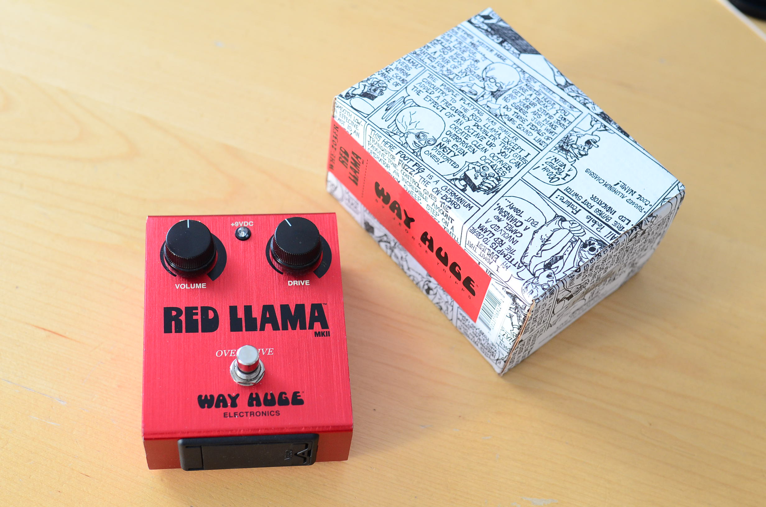 WHE203 Red Llama Overdrive MkII Way Huge Electronics - Audiofanzine