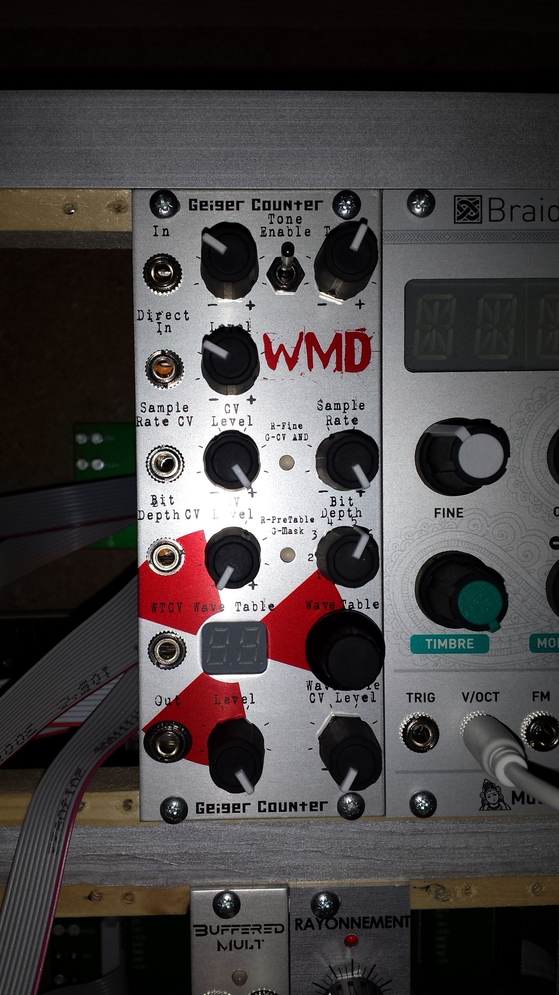 GEIGER COUNTER EURORACK WMD Geiger Counter Eurorack Audiofanzine