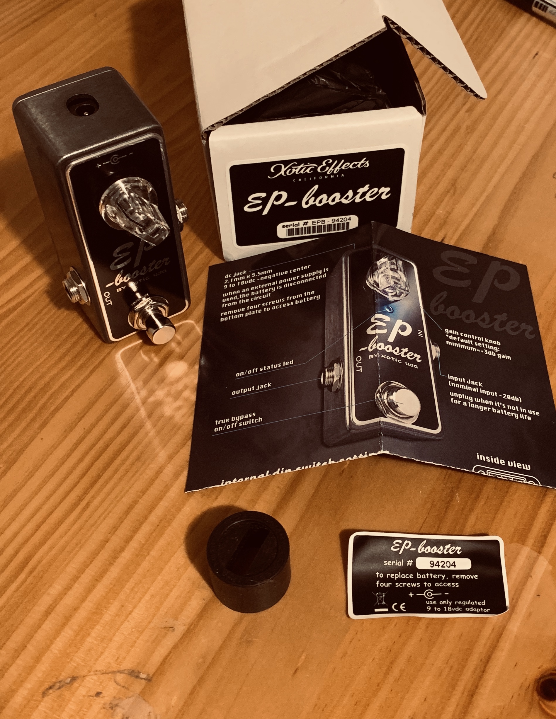 VENDS Xotic Effects ep booster (Rhône-Alpes) - Audiofanzine