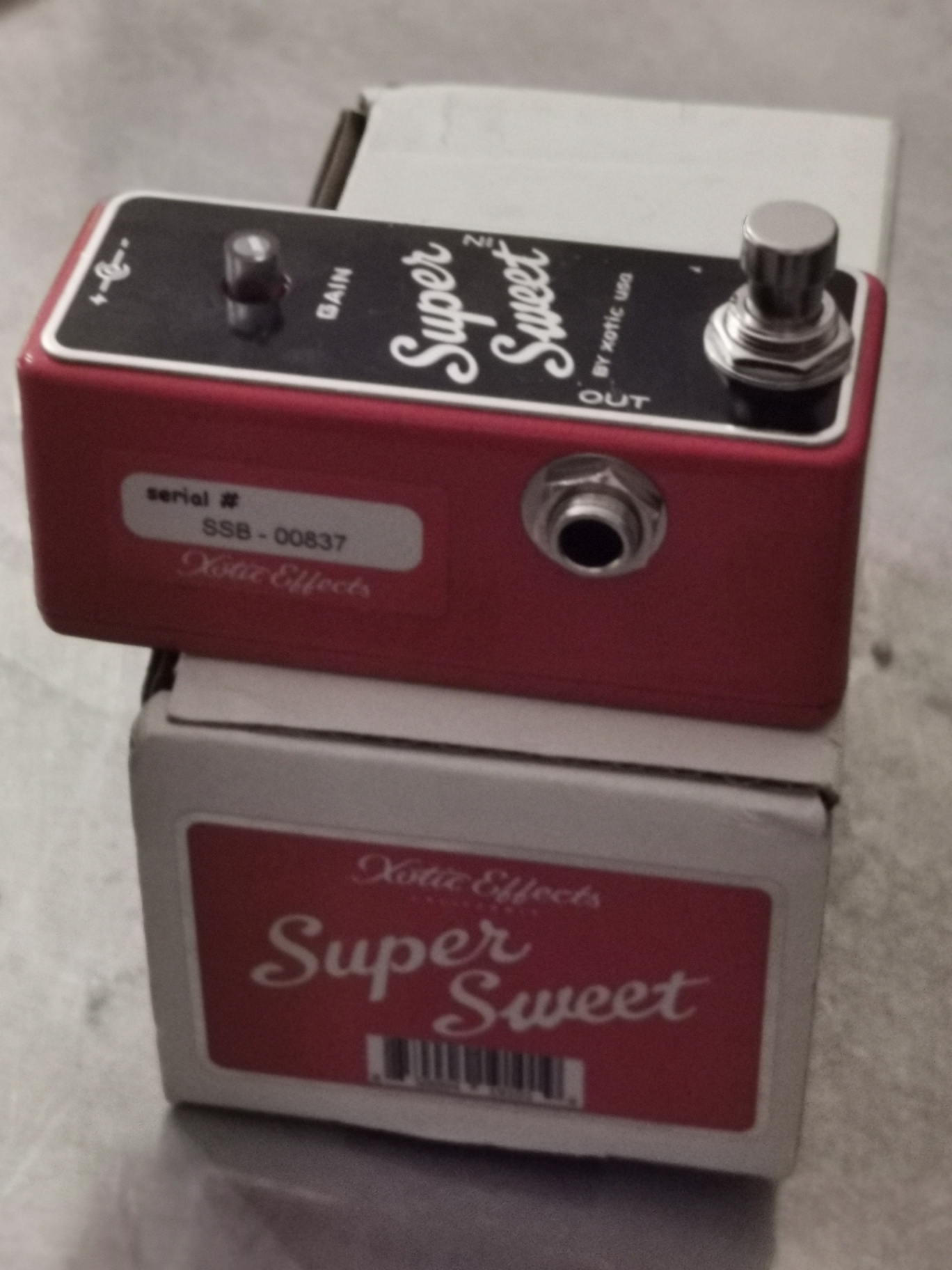 Super Sweet Booster - Xotic Effects Super Sweet Booster - Audiofanzine