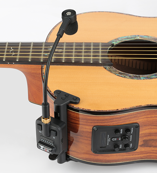 thumbnail image 2 of Xvive U8 Wireless Acoustic Guitar System With Case – 2.4GHz, Supercardioid Mic, 5ms Latency 2 of 14