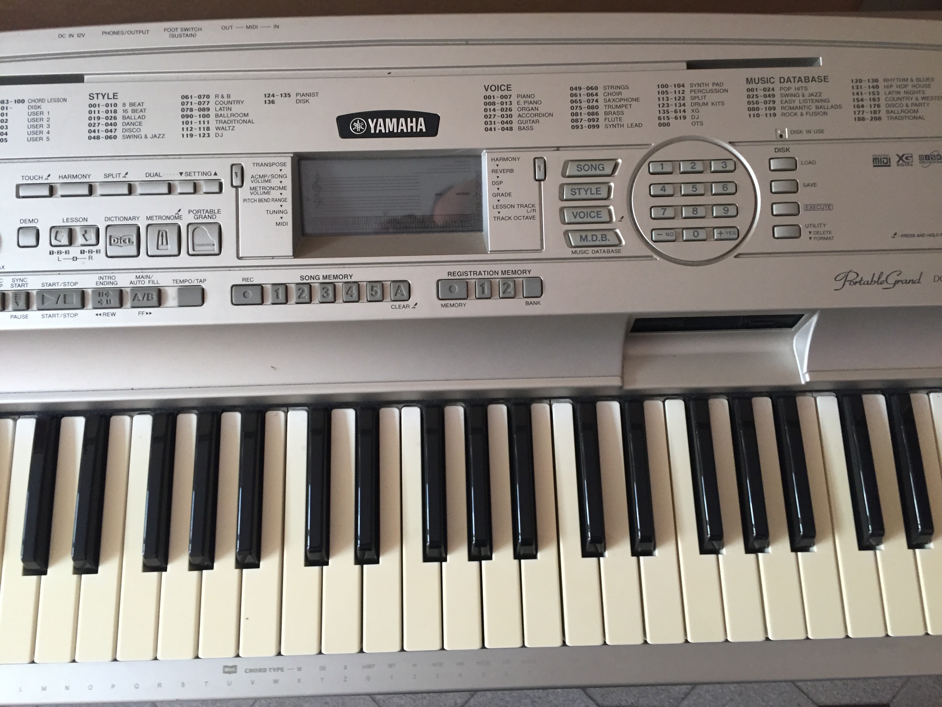 DGX500 Yamaha DGX500 Audiofanzine