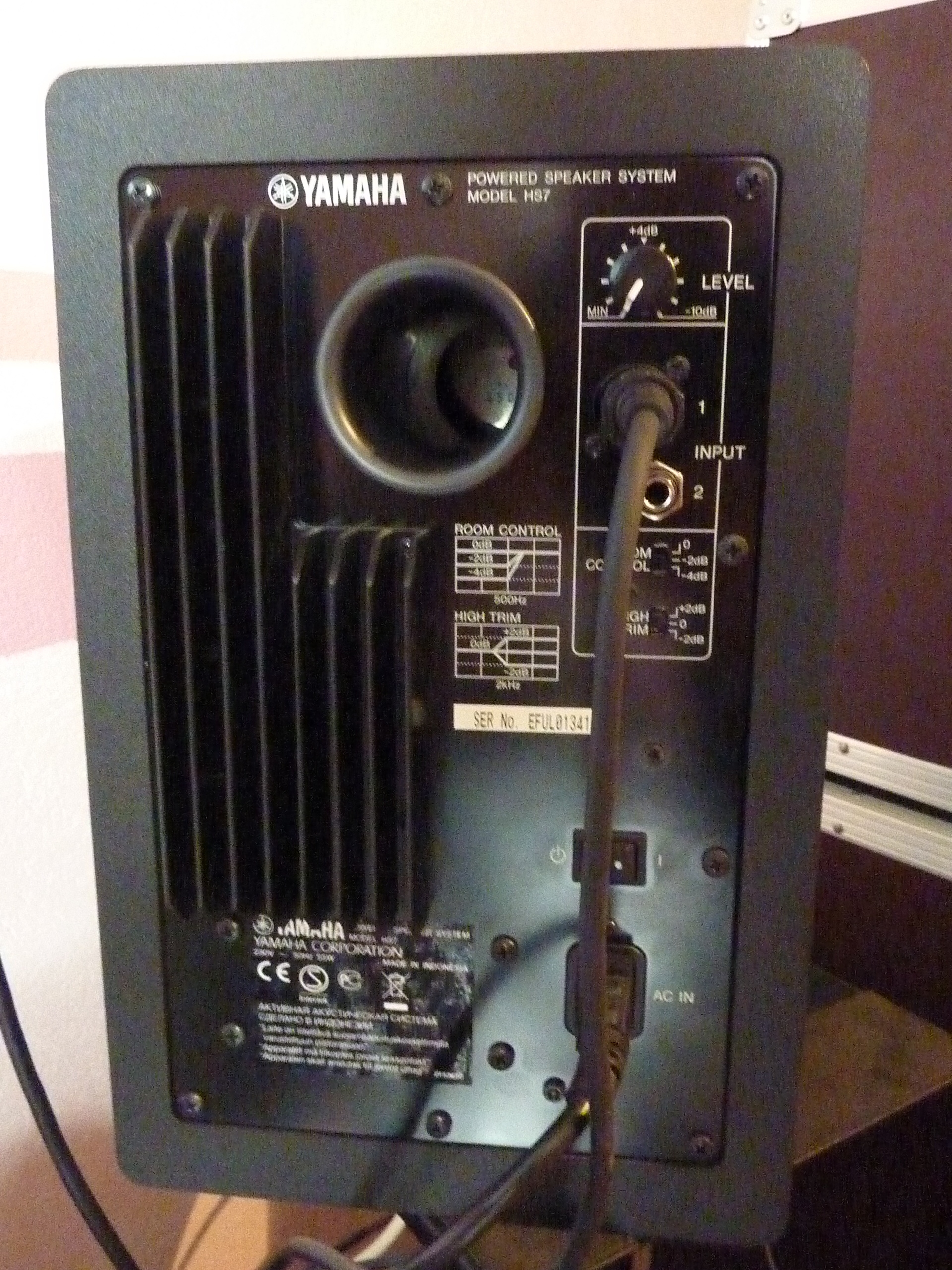 Yamaha hs7 как подключить к компьютеру