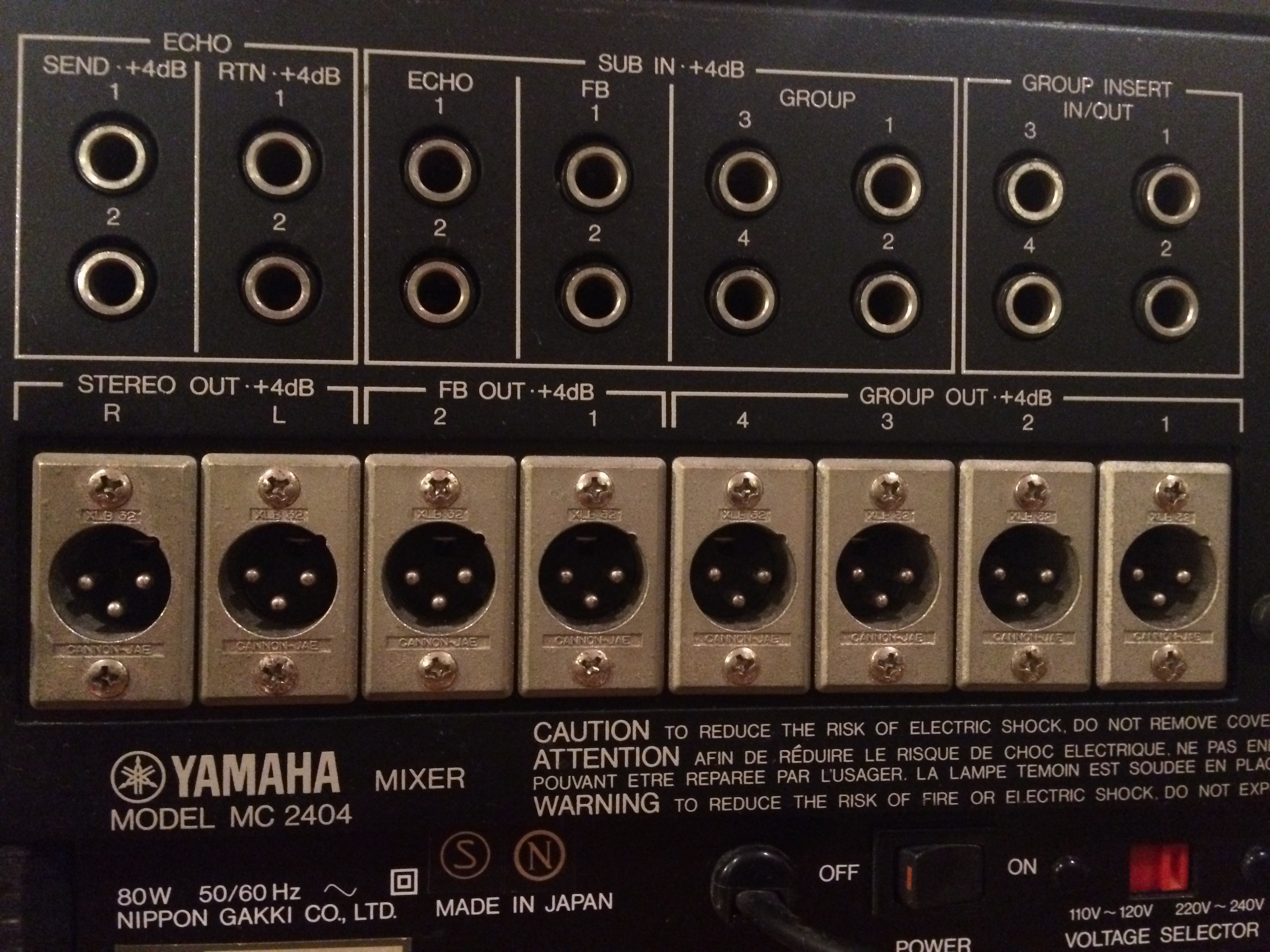 MC2404 Yamaha MC2404 Audiofanzine