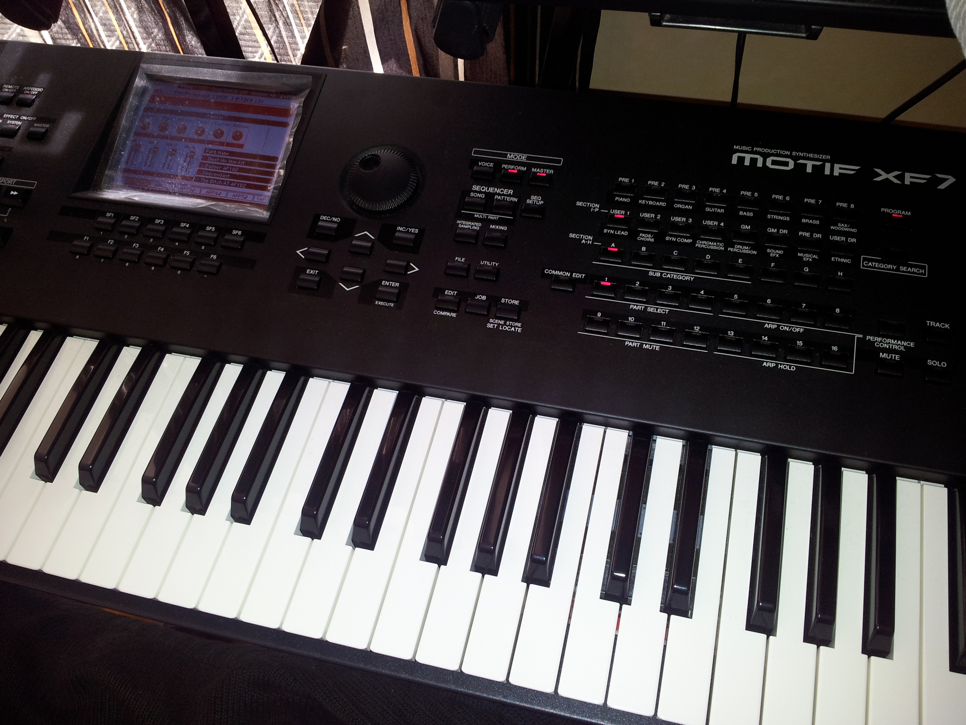 Photo Yamaha MOTIF XF7 Yamaha MOTIF XF7 (75322) (698017) Audiofanzine