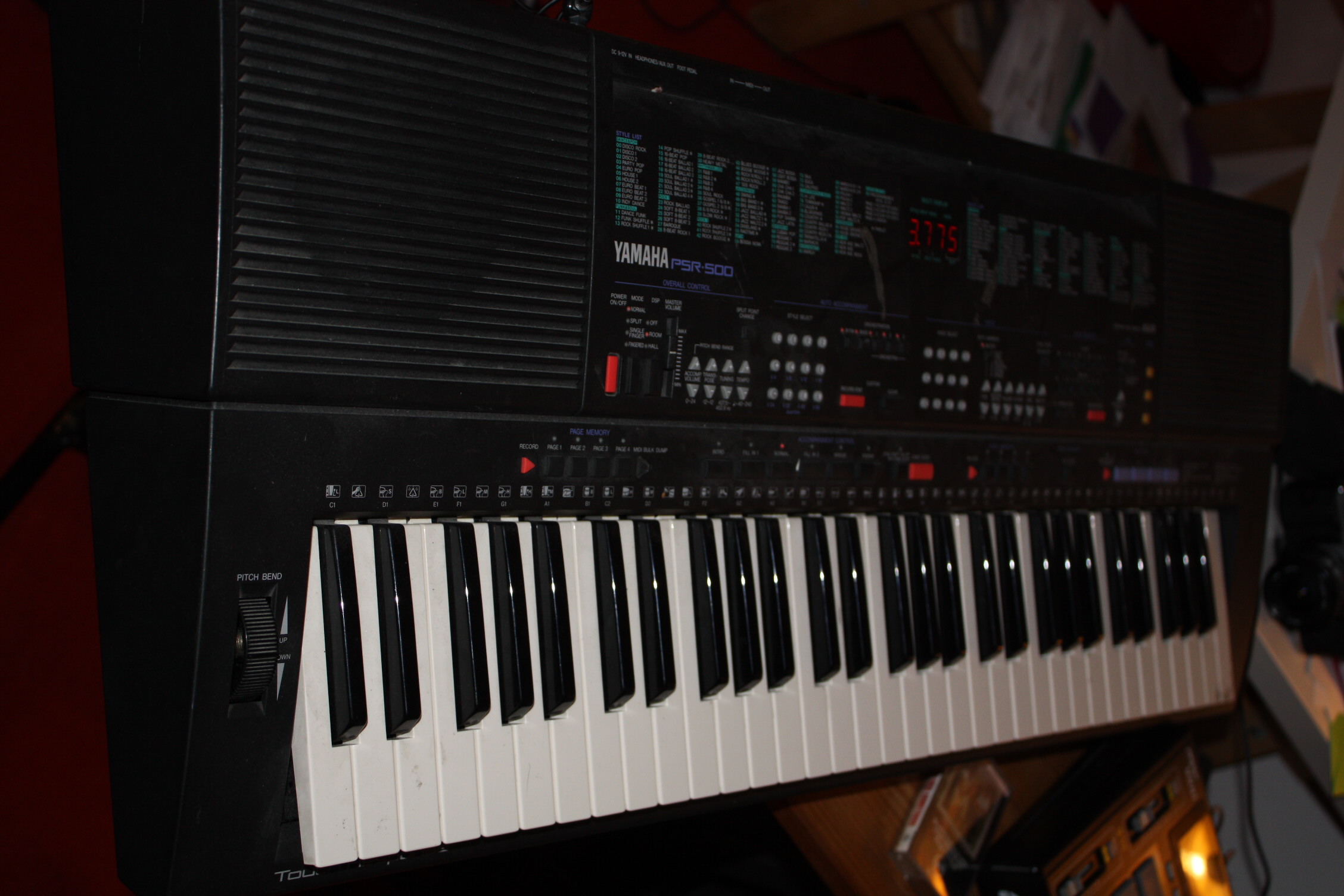 PSR500 Yamaha PSR500 Audiofanzine