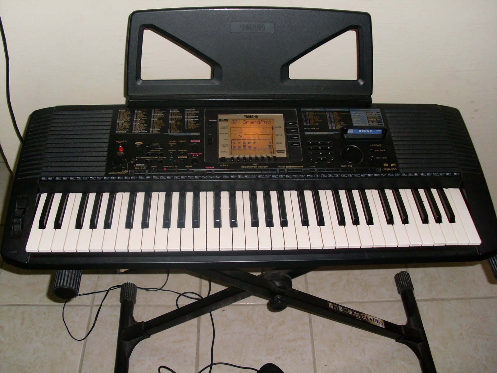 PSR530 Yamaha PSR530 Audiofanzine