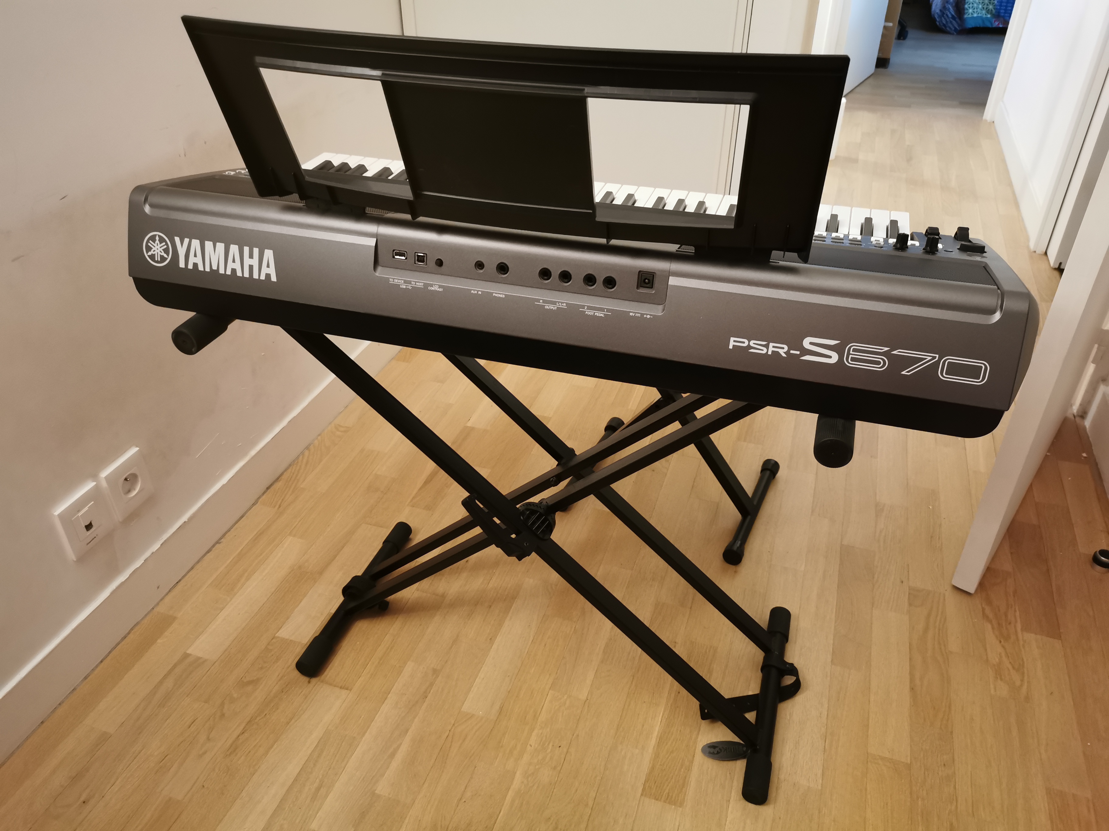 大人気☆ YAMAHA PSR-S670 キーボード 電子ピアノ - キーボード