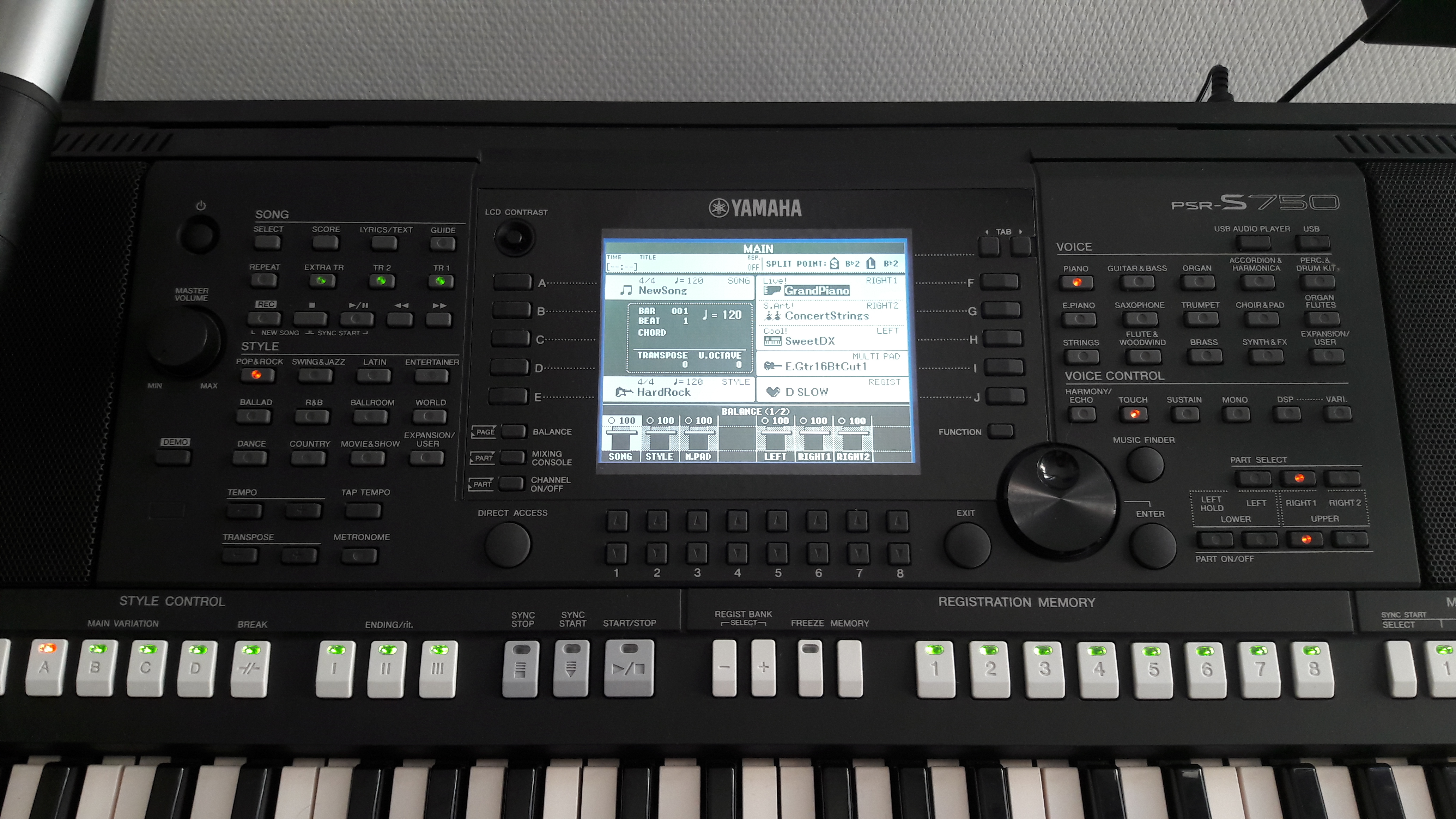 Yamaha Psr S750 Manual
