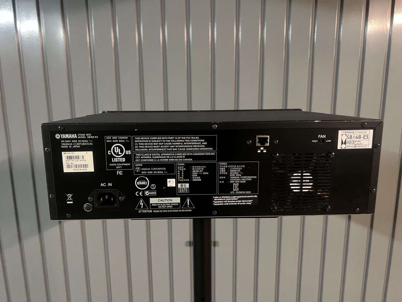 Yamaha SB168-ES EtherSound Stage Box | Sweetwater
