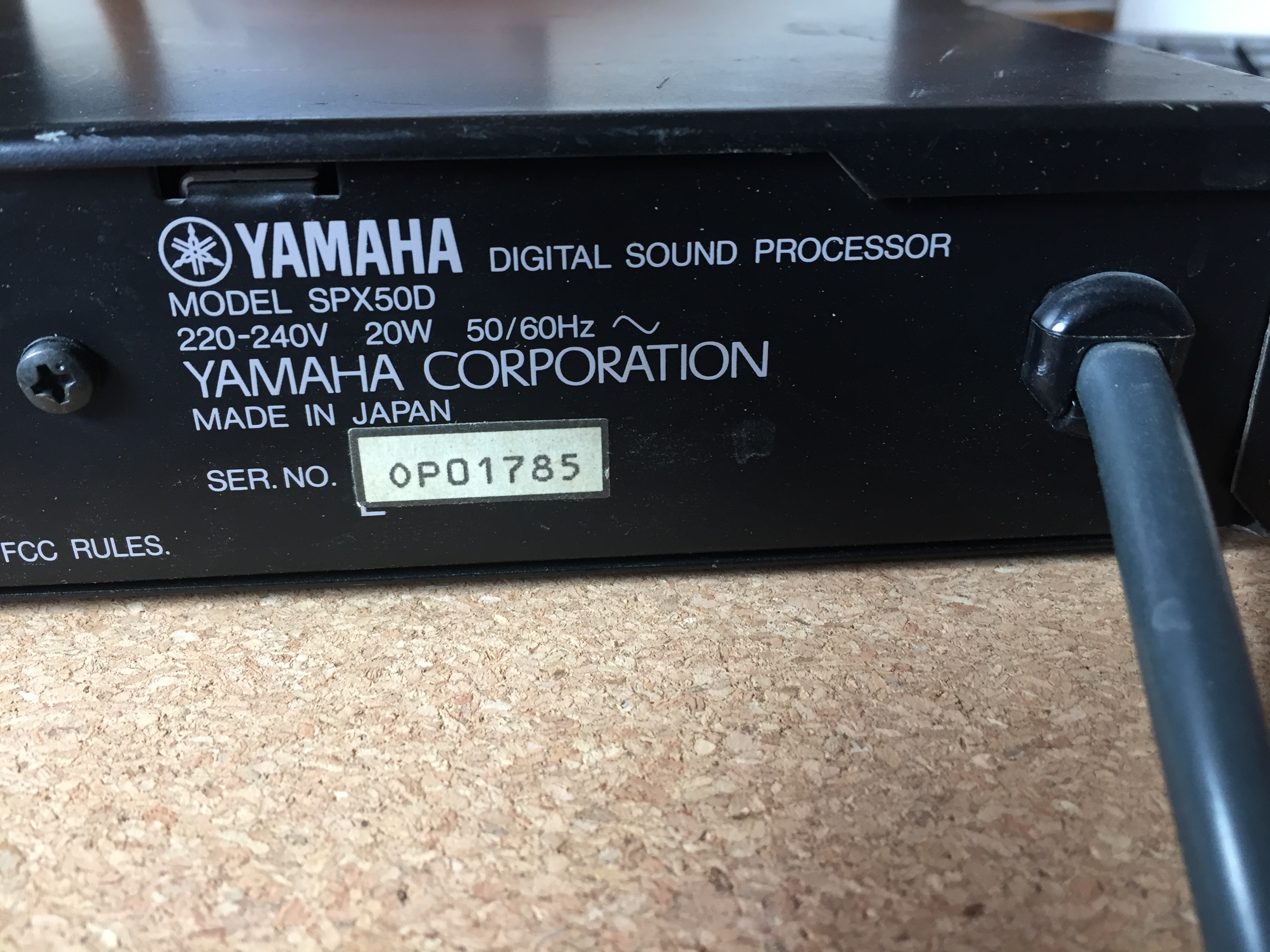 SPX50D - Yamaha SPX50D - Audiofanzine