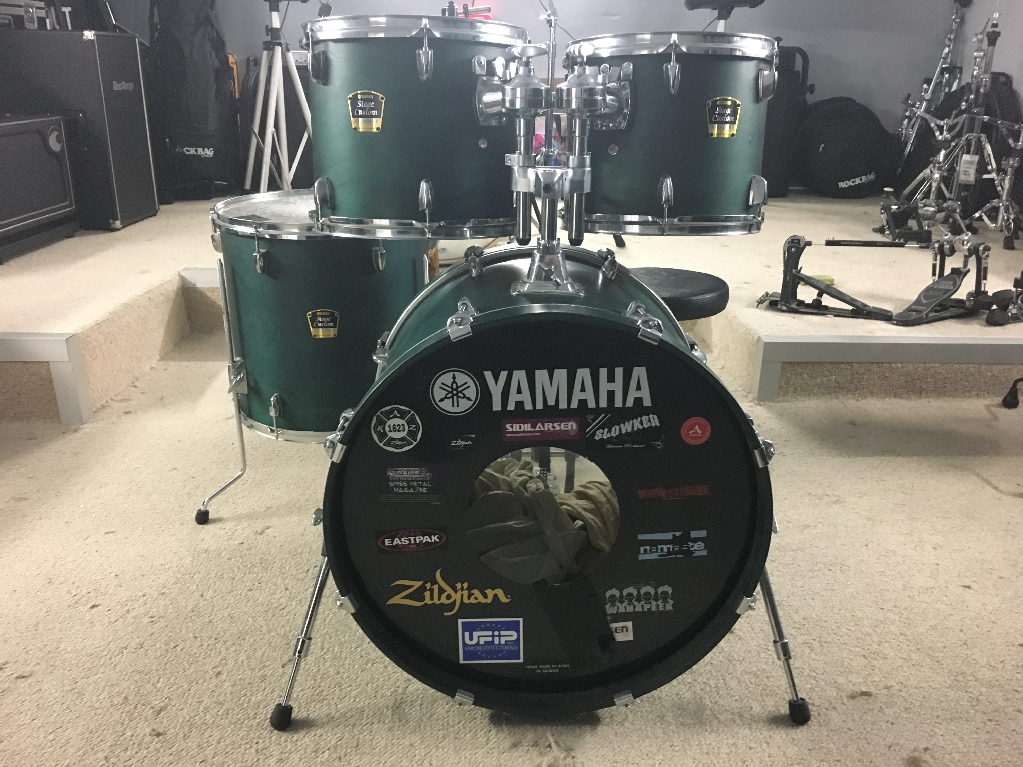 Yamaha stage custom all birch shell image (1910724) Audiofanzine